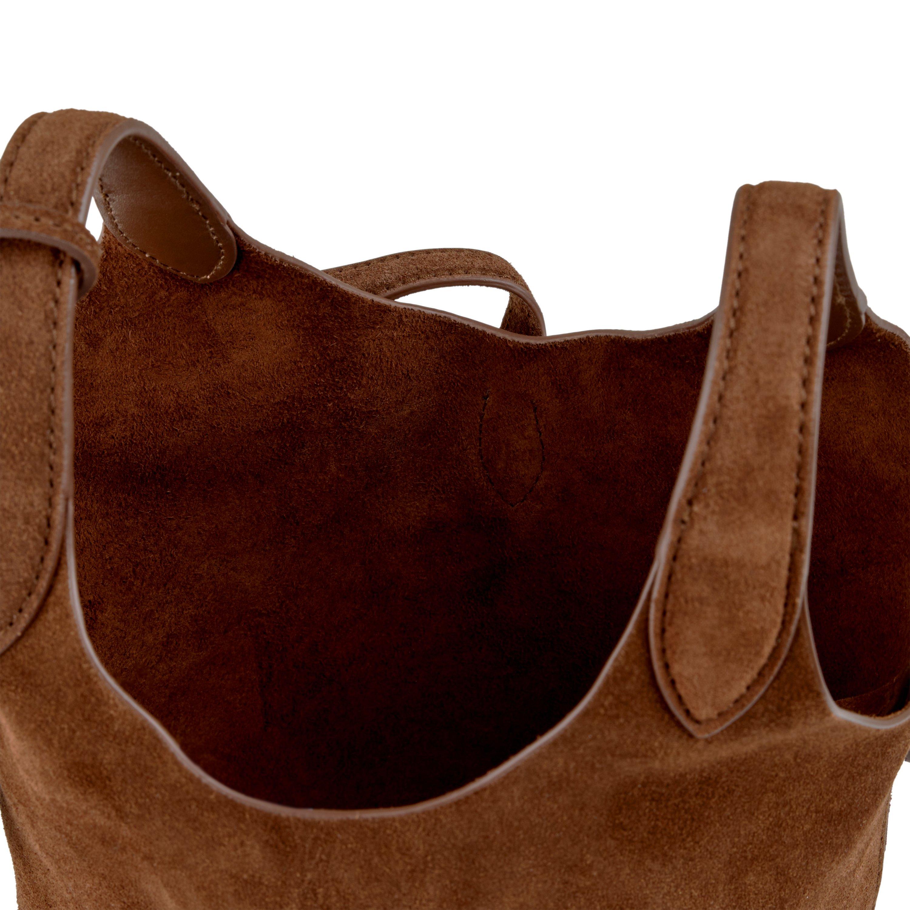 CARAMEL - Polo Ralph Lauren - PLAY SUEDE SML CROSSBODY - 4