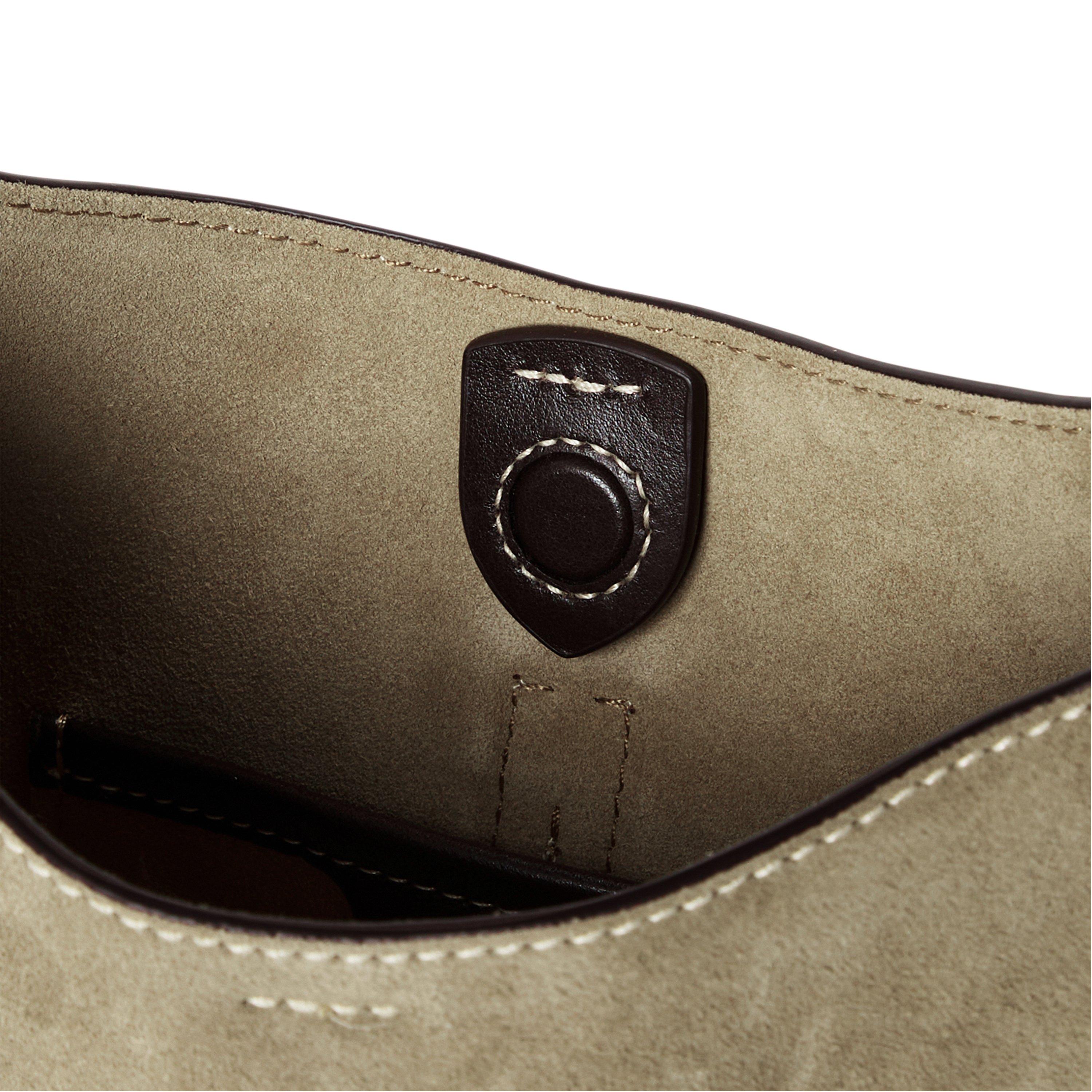 BROWN - Polo Ralph Lauren - POLO ID SMALL SUEDE SHOUL - 4