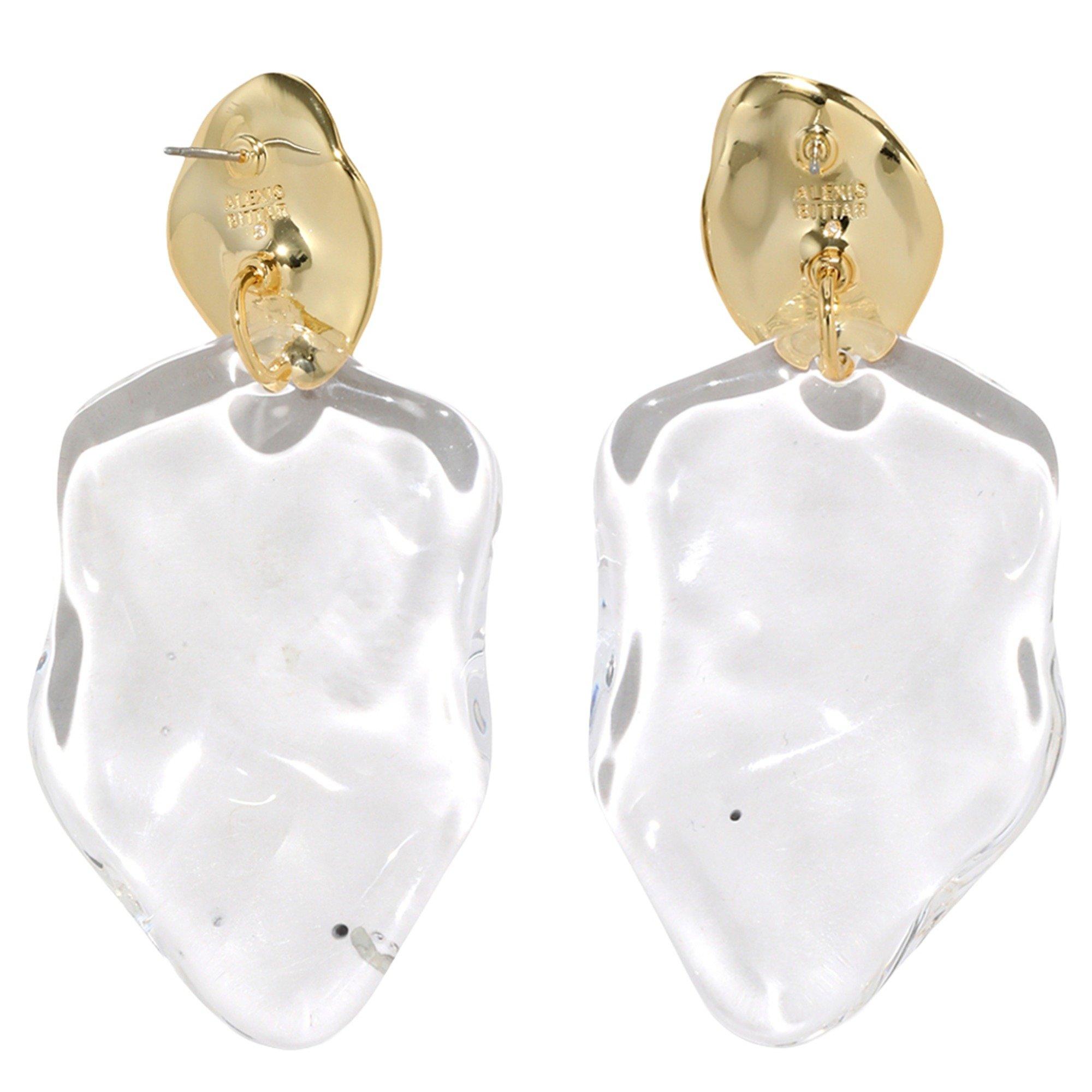 GOLD - Alexis Bittar - LIQUID LUCITE PETAL DROP EARRI - 2