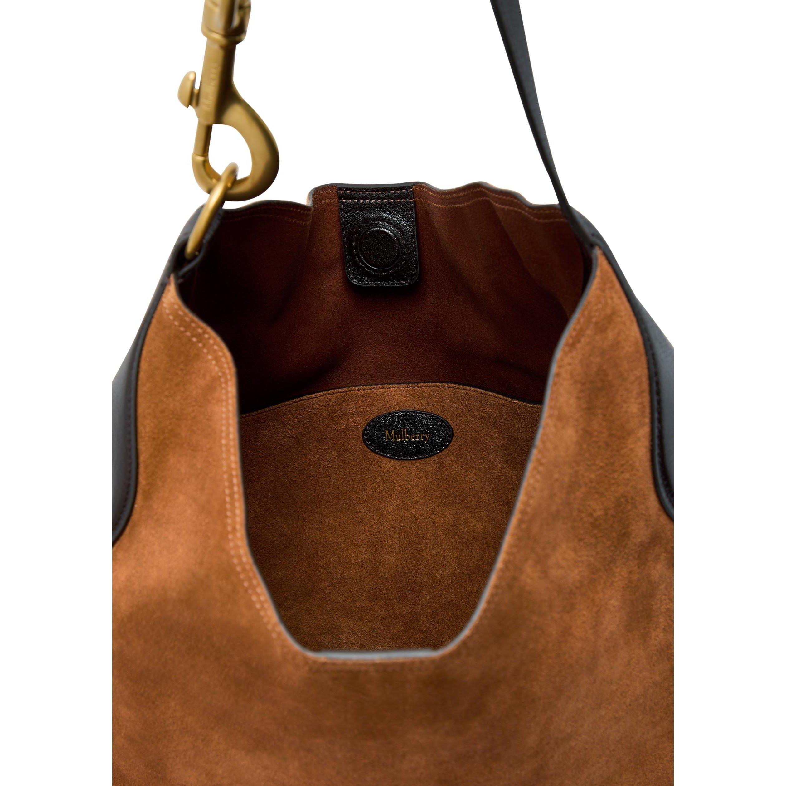 BROWN - Mulberry - HACKNEY SHOULDER BAG SUEDE - 5