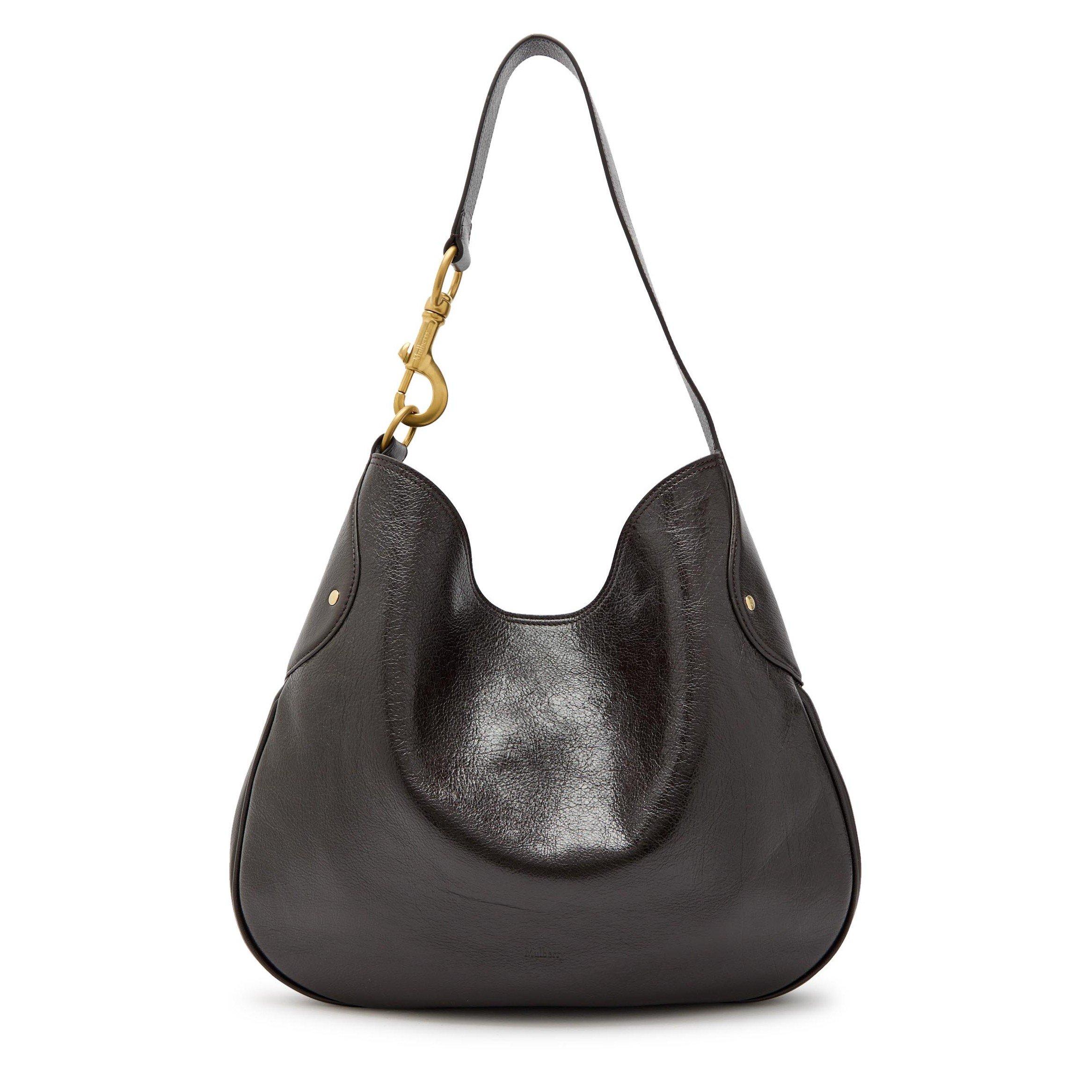 BROWN - Mulberry - HACKNEY SHOULDER BAG SHINY BUF