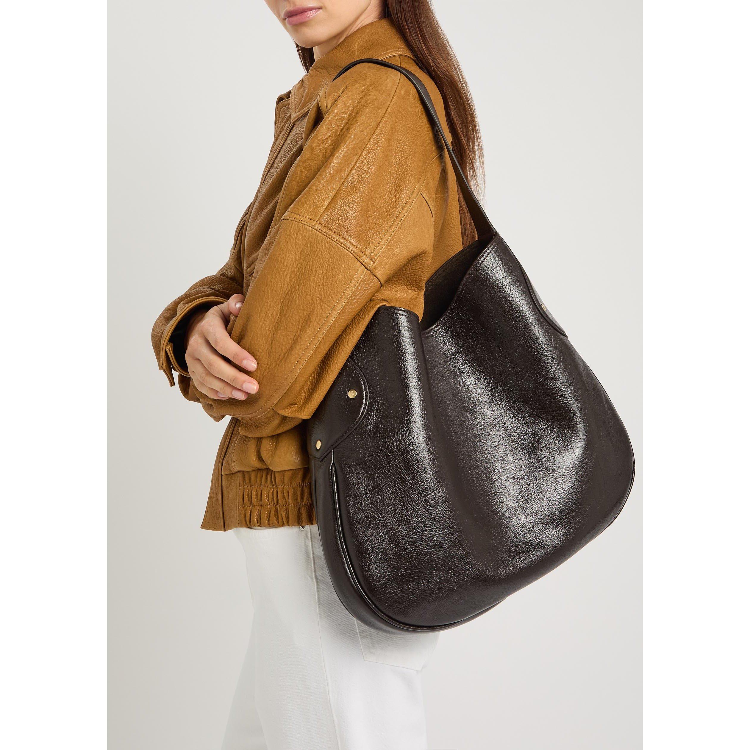 BROWN - Mulberry - HACKNEY SHOULDER BAG SHINY BUF - 3