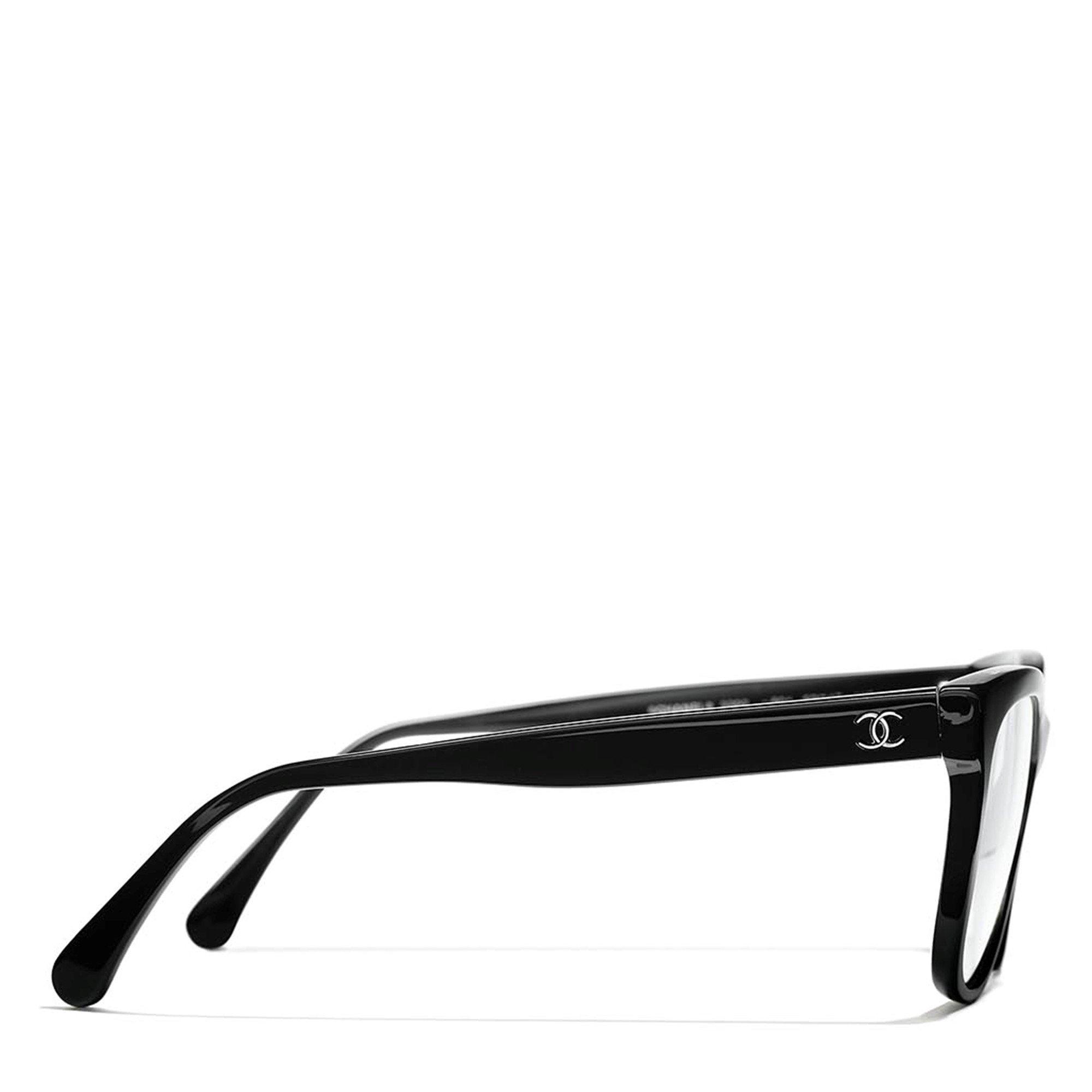 BLACK - CHANEL - CHANEL SQUARE BLACK CC OPTICAL - 3