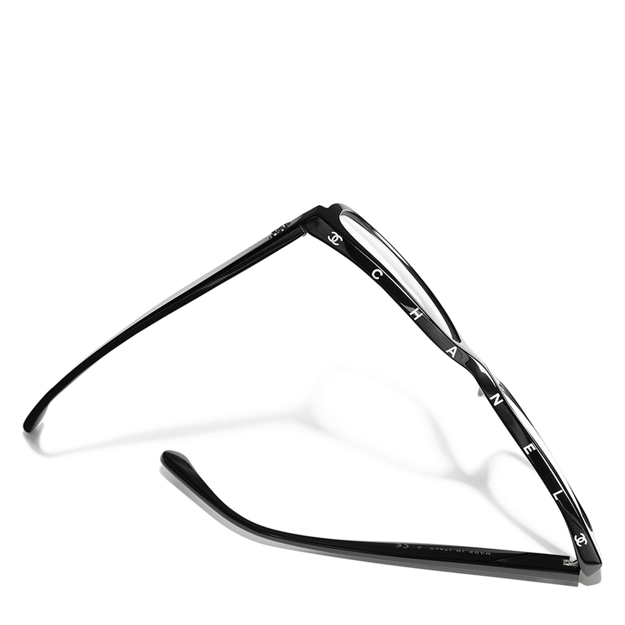 BLACK - CHANEL - CHANEL SQUARE BLACK CC OPTICAL - 4