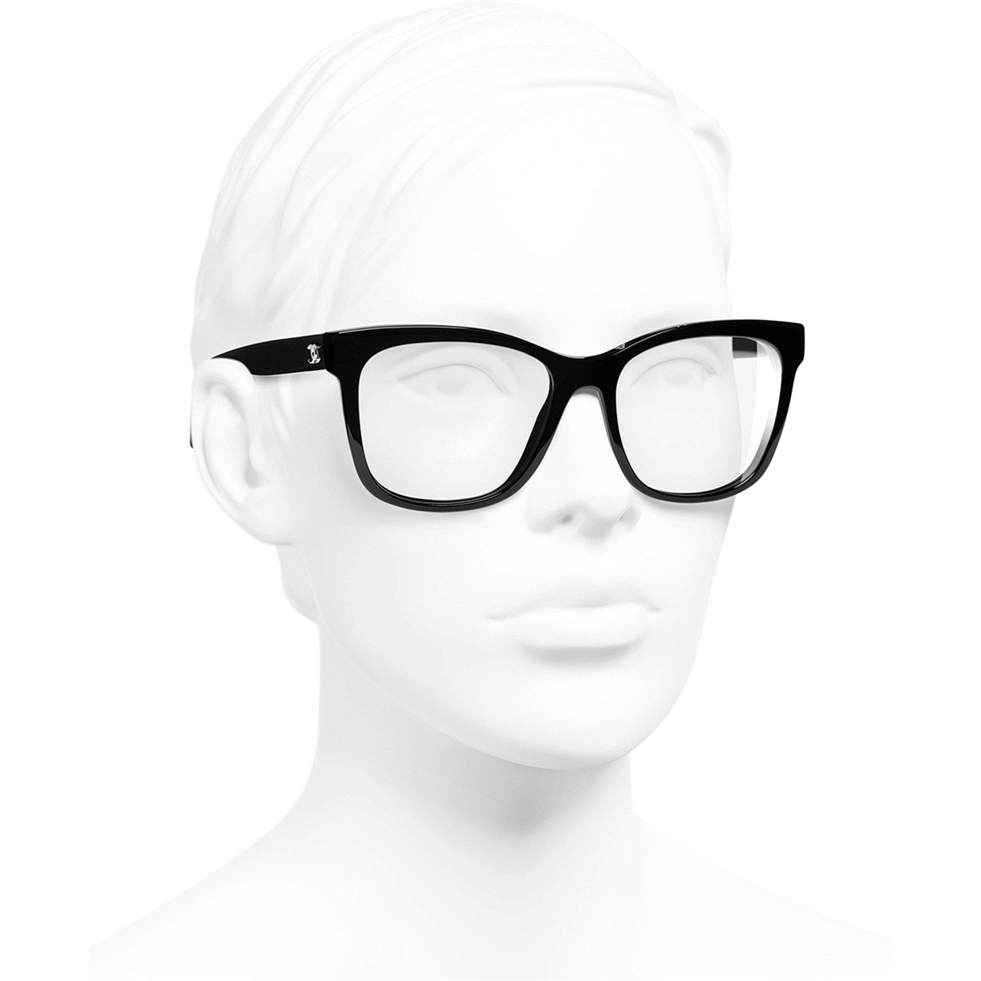 BLACK - CHANEL - CHANEL SQUARE BLACK CC OPTICAL - 5