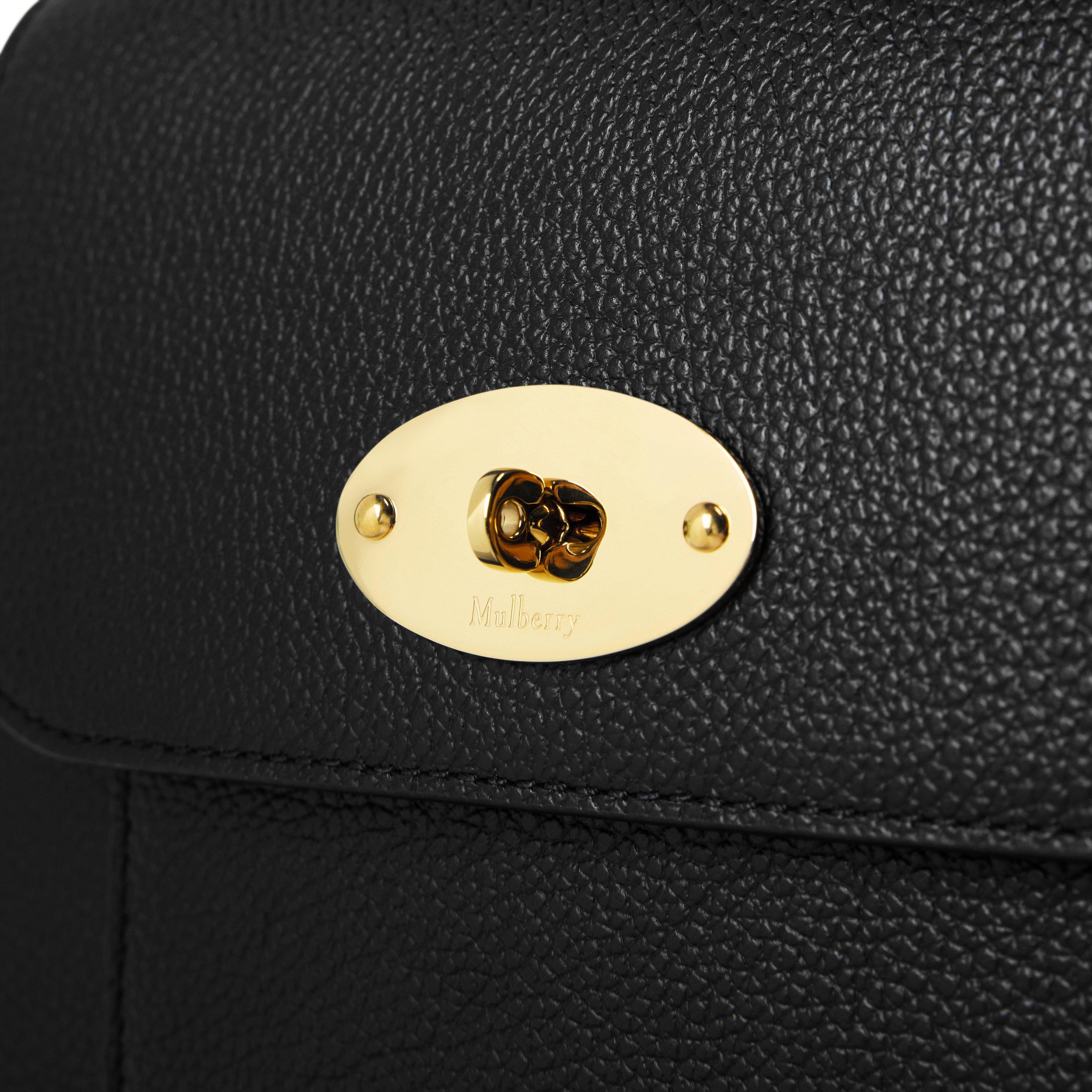 BLACK - Mulberry - SMALL ANTONY LEATHER MESSENGER BAG - 3