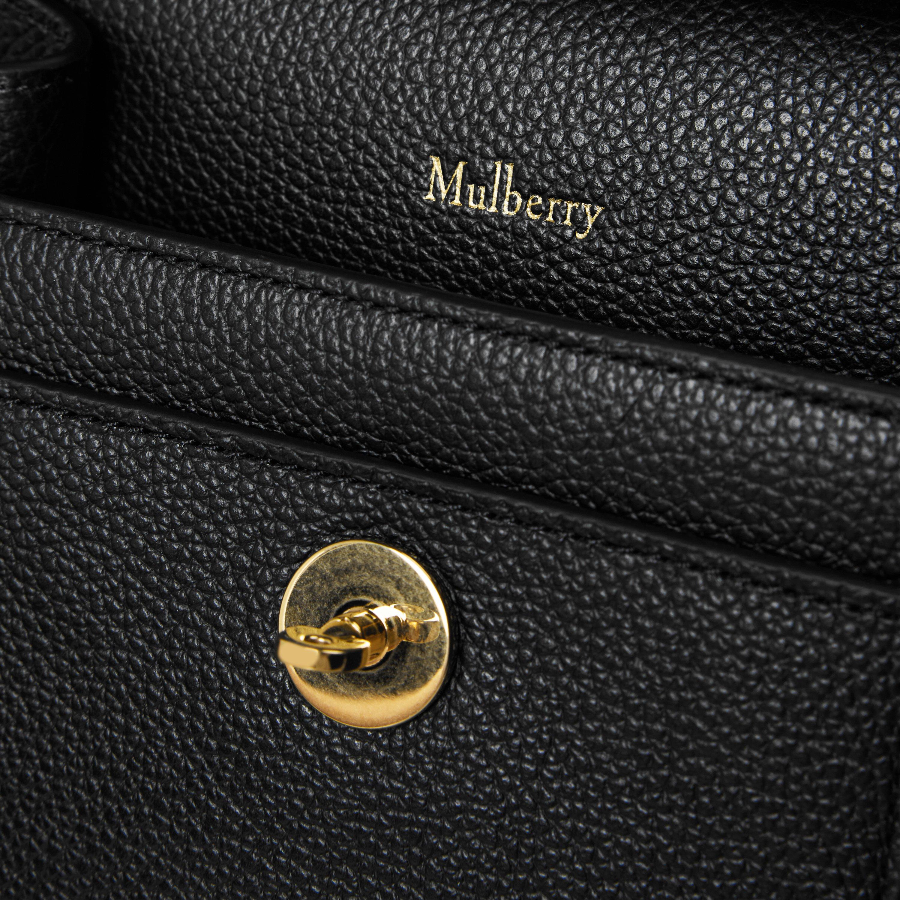 BLACK - Mulberry - SMALL ANTONY LEATHER MESSENGER BAG - 4