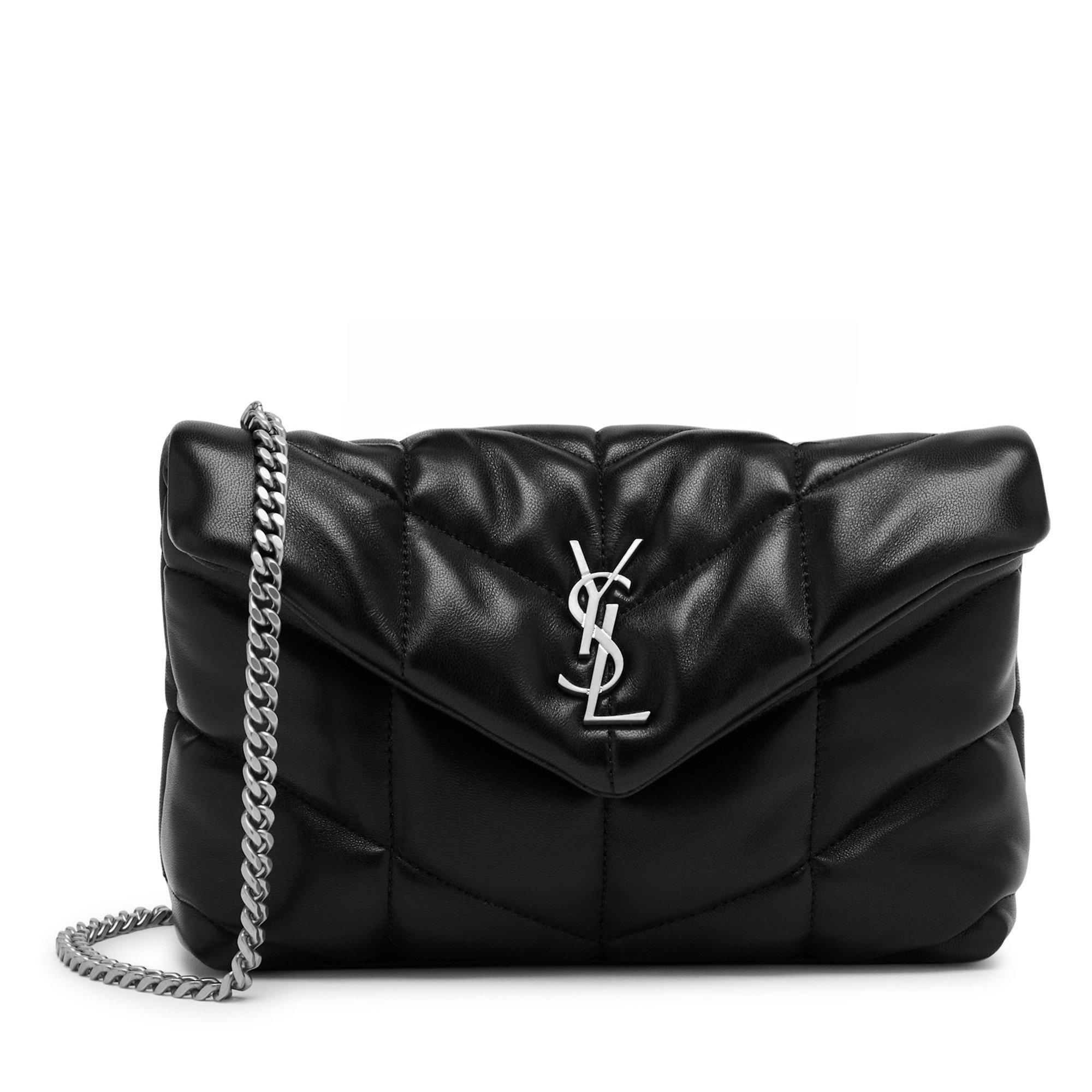 BLACK - Saint Laurent - LOU TOY PUFFER SILVER HDW