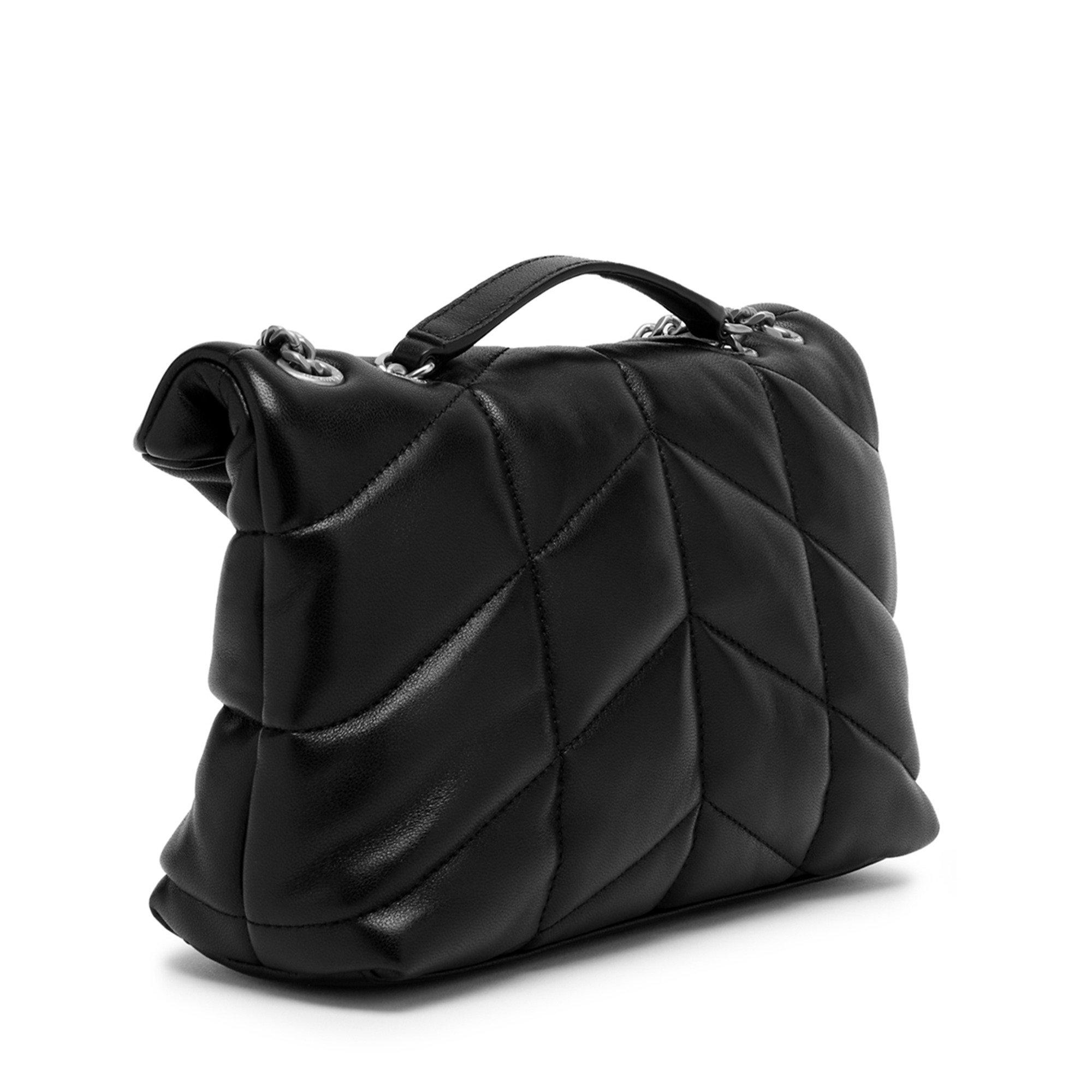 BLACK - Saint Laurent - Women's Lou Toy Puffer Leather Shoulder Bag - 2