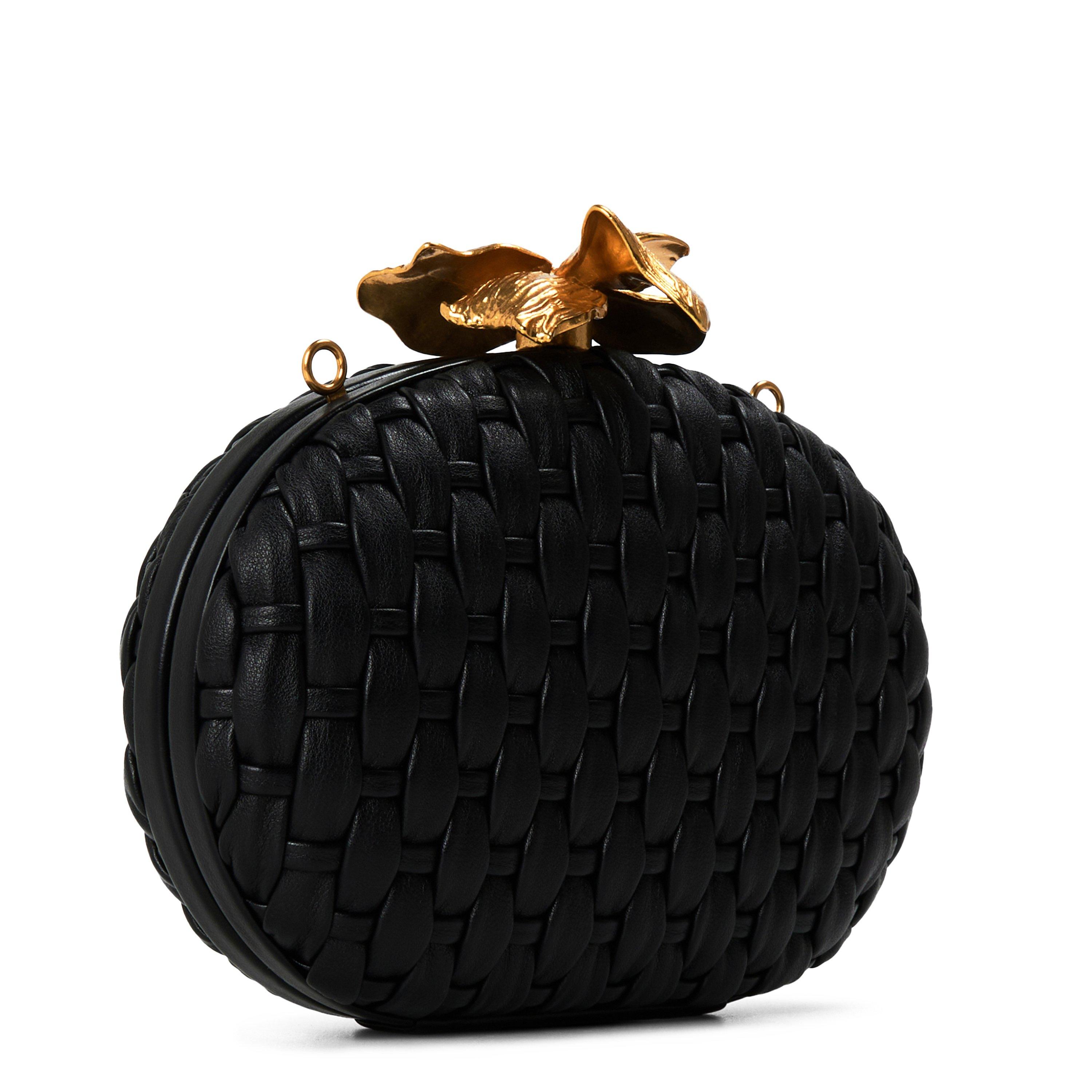 BLACK - Aje - Retrofete Woven Clutch - 2