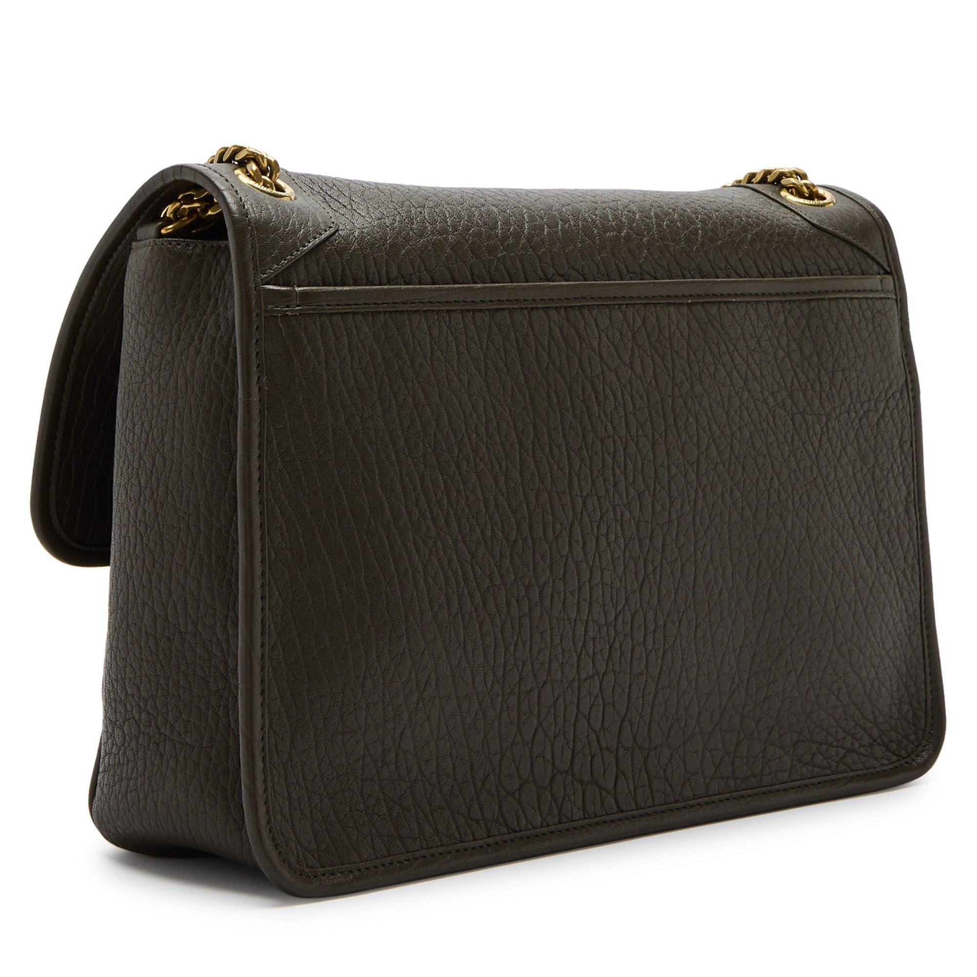 KHAKI - Saint Laurent - NIKI L LAMBSKIN GOLD HDW - 2