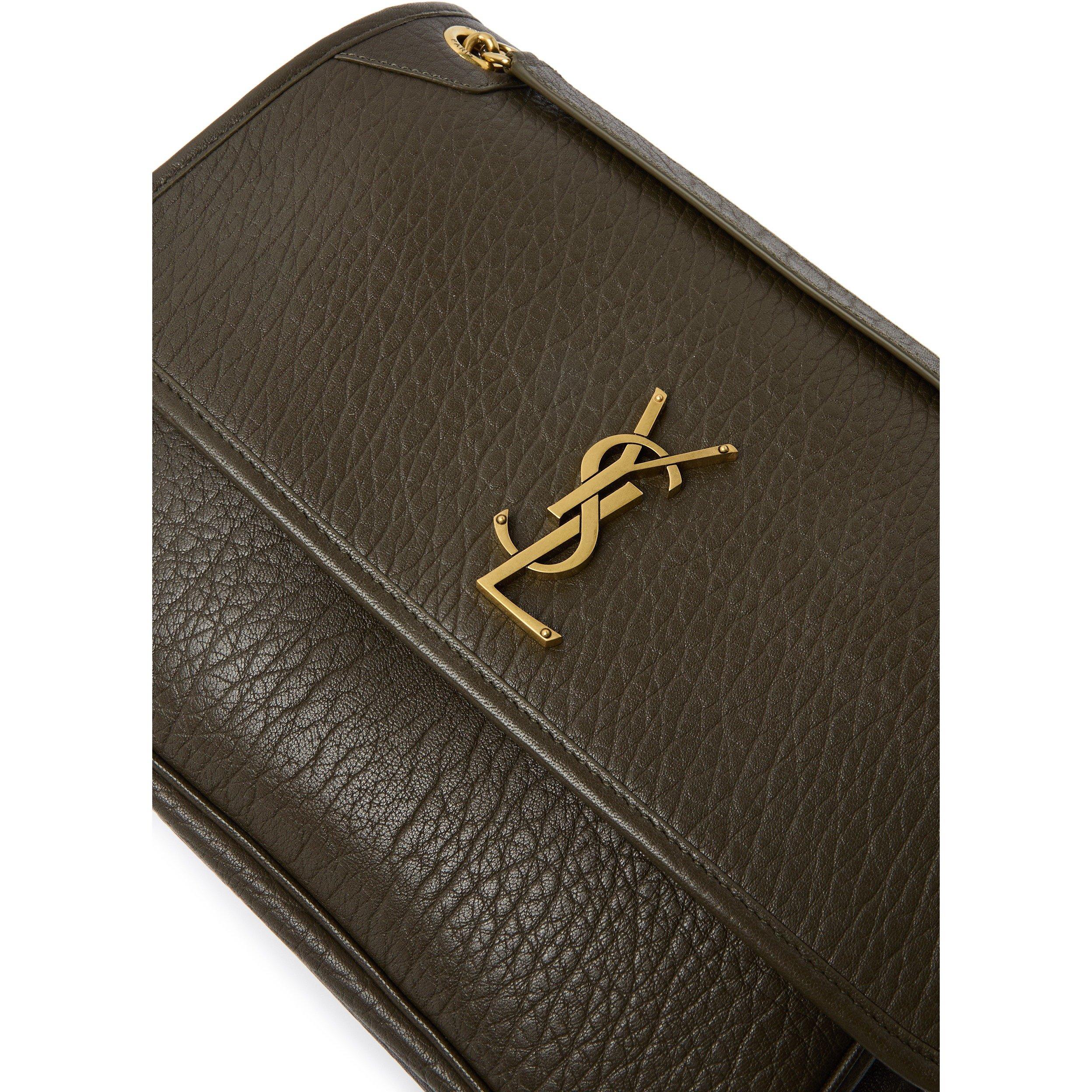 KHAKI - Saint Laurent - NIKI L LAMBSKIN GOLD HDW - 4