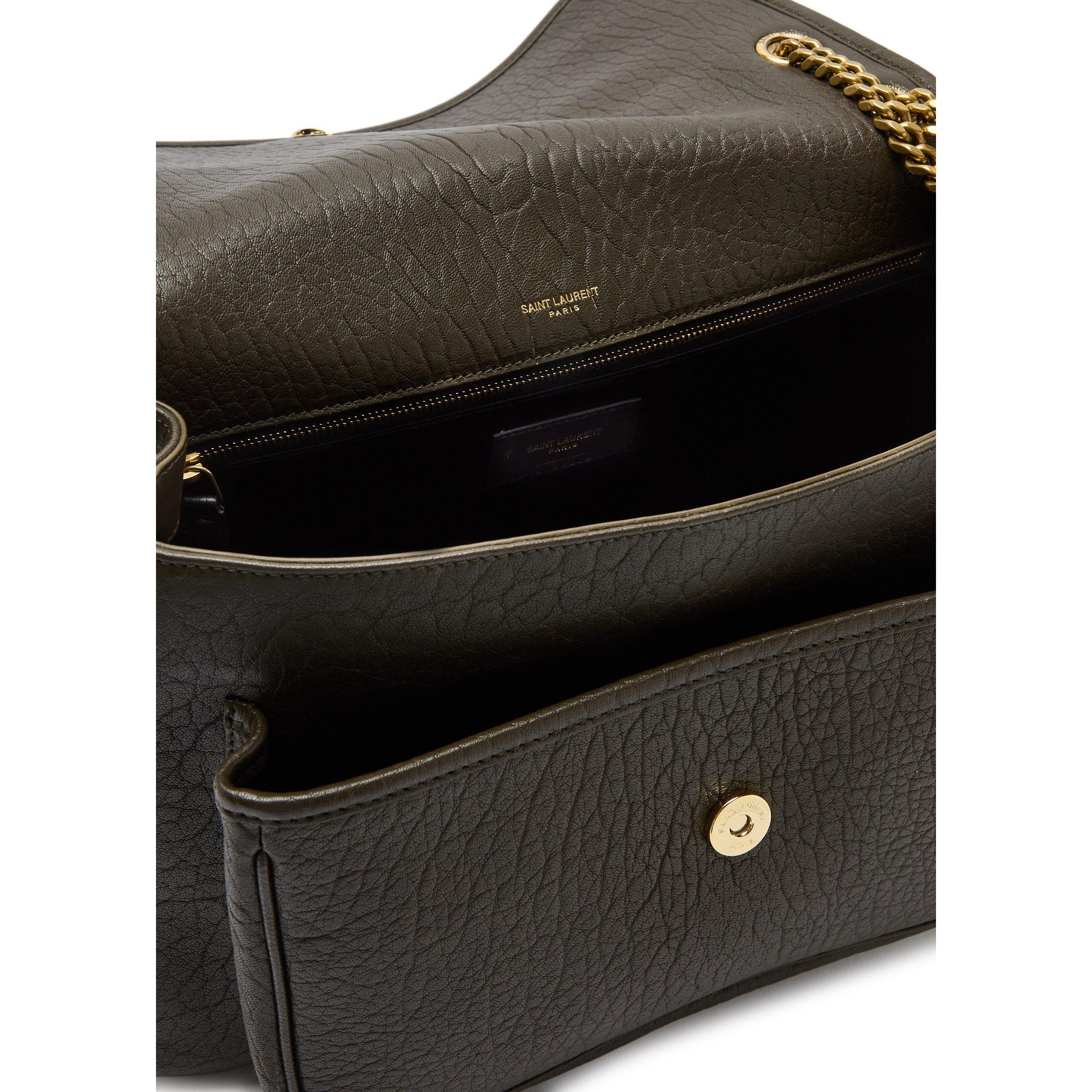 KHAKI - Saint Laurent - NIKI L LAMBSKIN GOLD HDW - 5