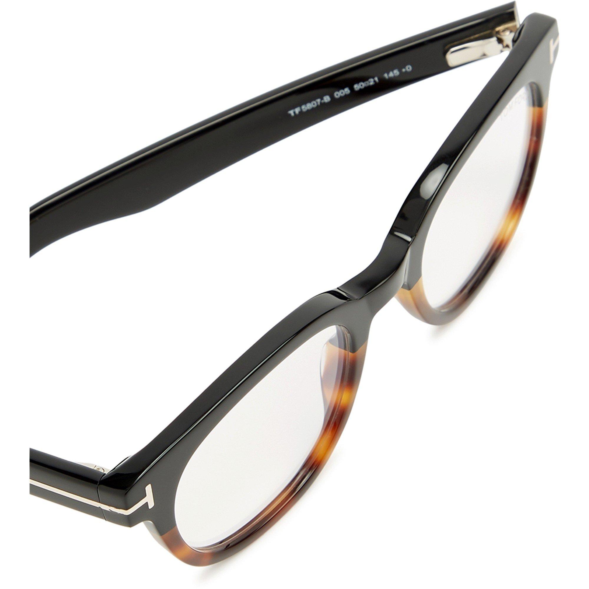 BLACK AND OTHER - Tom Ford - TF M ACETATE ROUND OF - 4