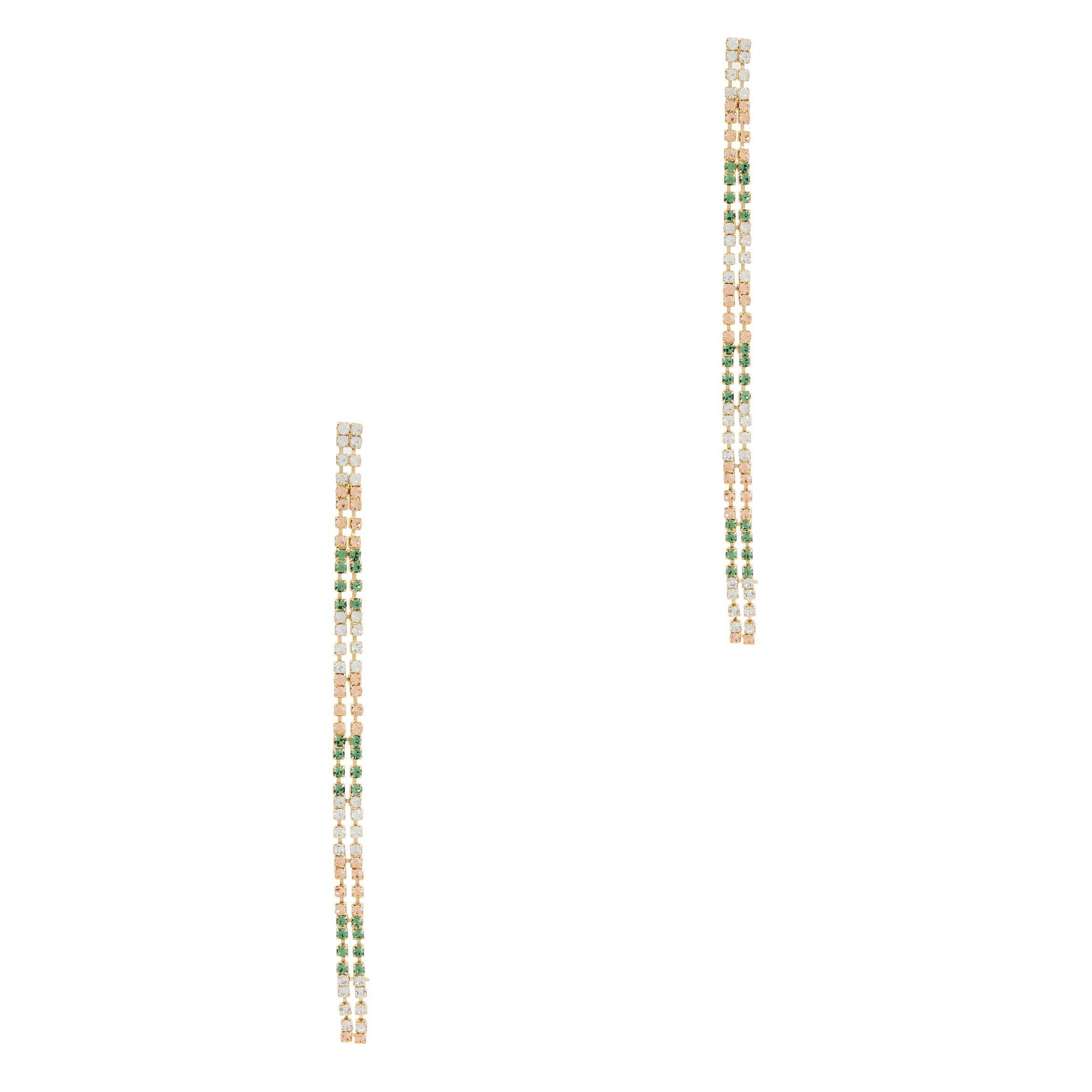 MULTICOLOURED - Rosantica - AURORA LONG DROP EARRINGS