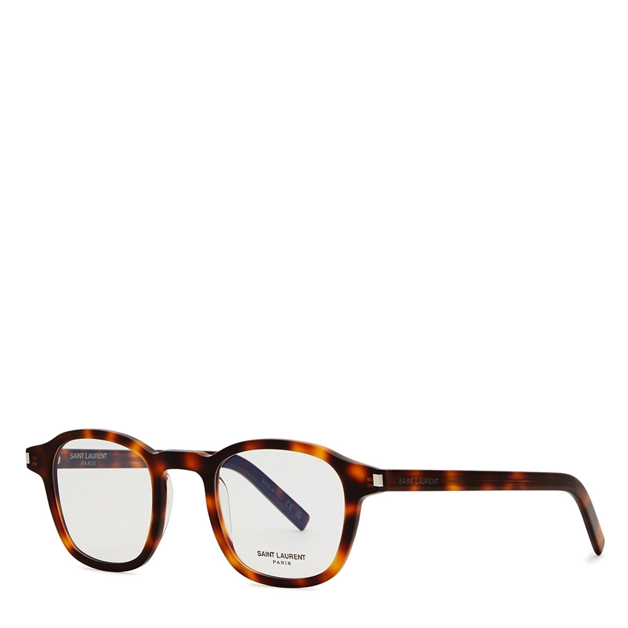 BROWN AND OTHER - Saint Laurent - SL M ROUND OPTICAL - 1