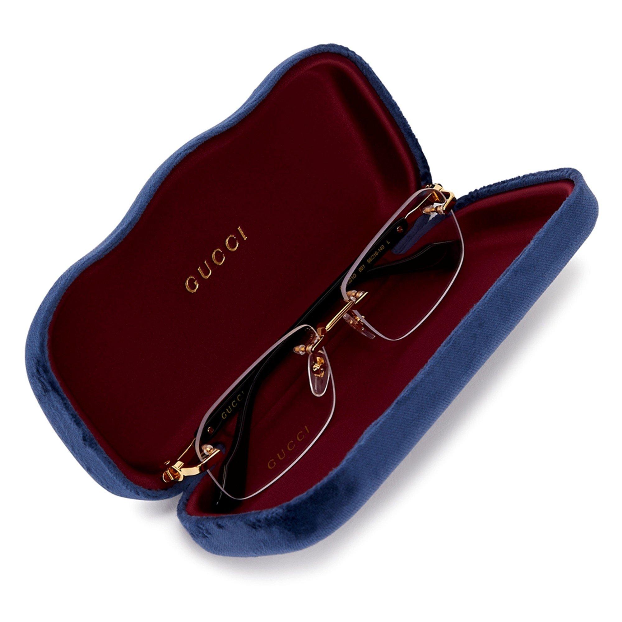 BLACK AND OTHER - Gucci - GUC M TRANSPARENT ACETATE OPTI - 4