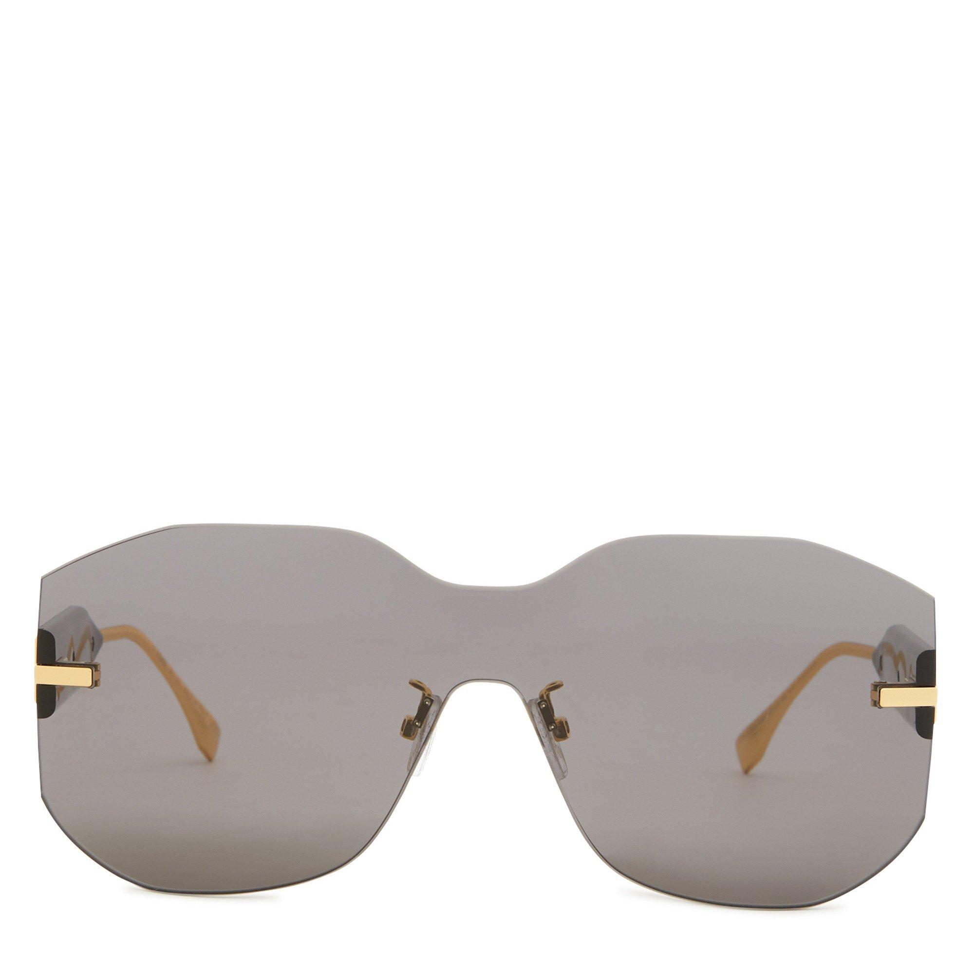BLACK AND OTHER - Fendi - FEN F RIMLESS SG - 2