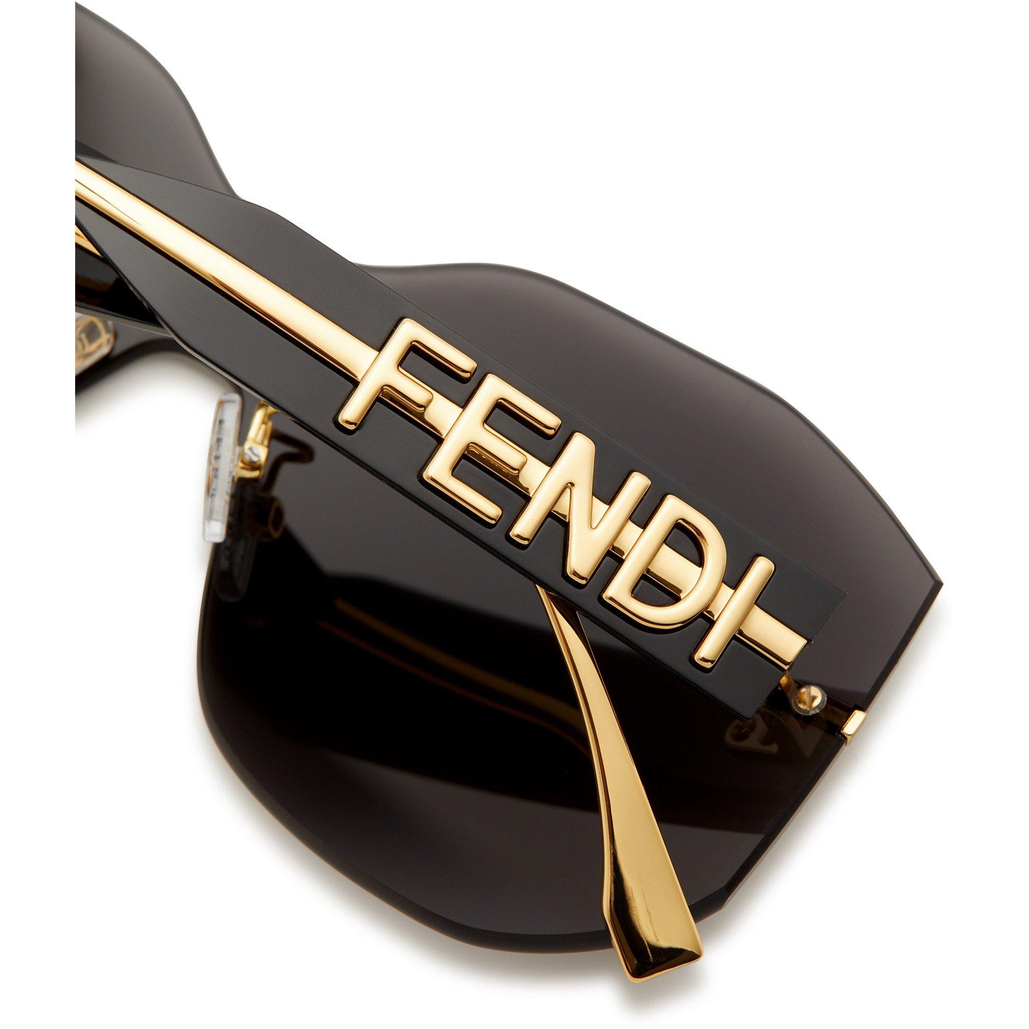 BLACK AND OTHER - Fendi - FEN F RIMLESS SG - 3