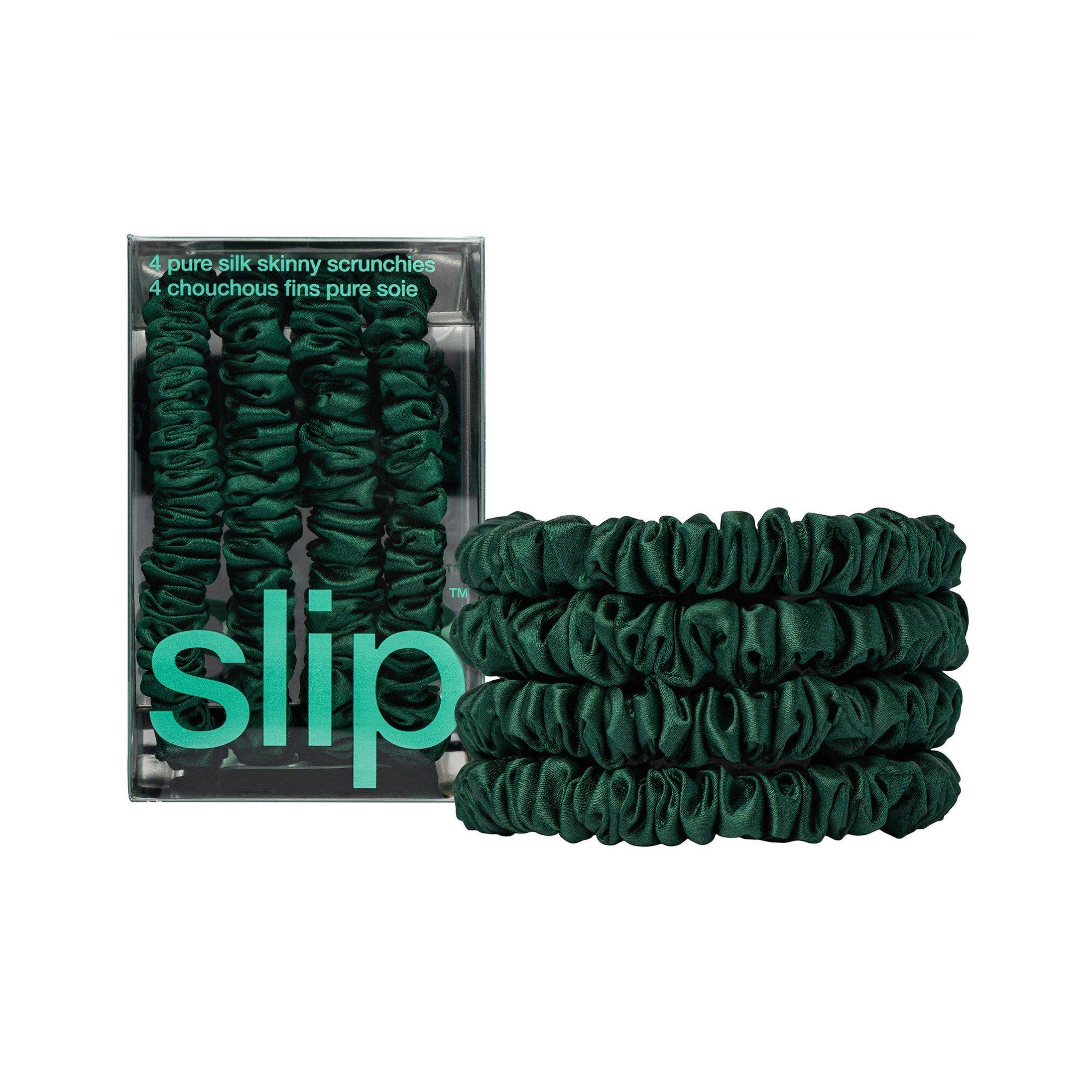GREEN 01 - Slip - Women's Skinny Silk Scrunchie - 2