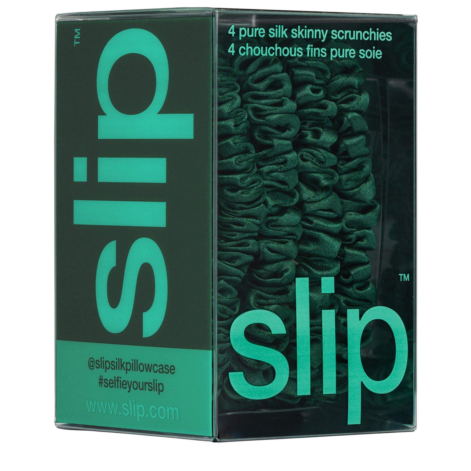 GREEN 01 - Slip - Women's Skinny Silk Scrunchie - 4