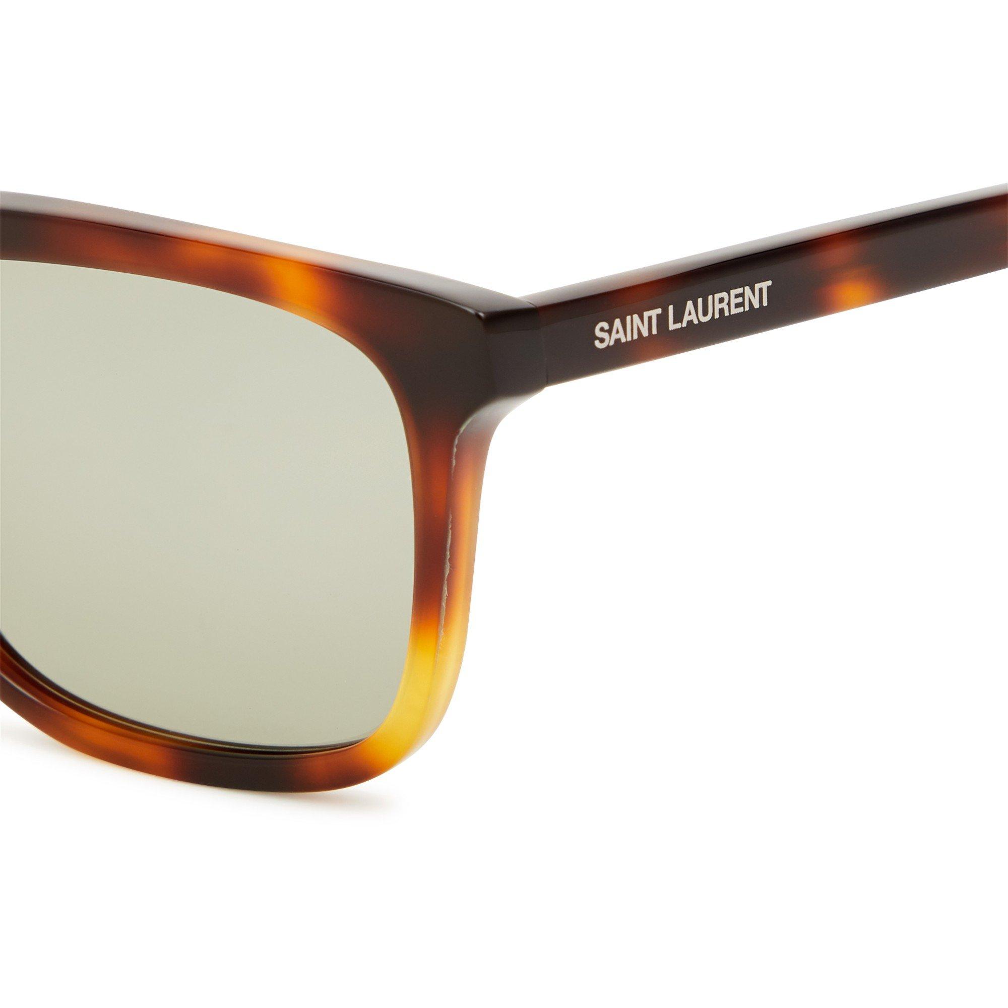BROWN AND OTHER - Saint Laurent - SL M FLAT TOP ACETATE SG - 4
