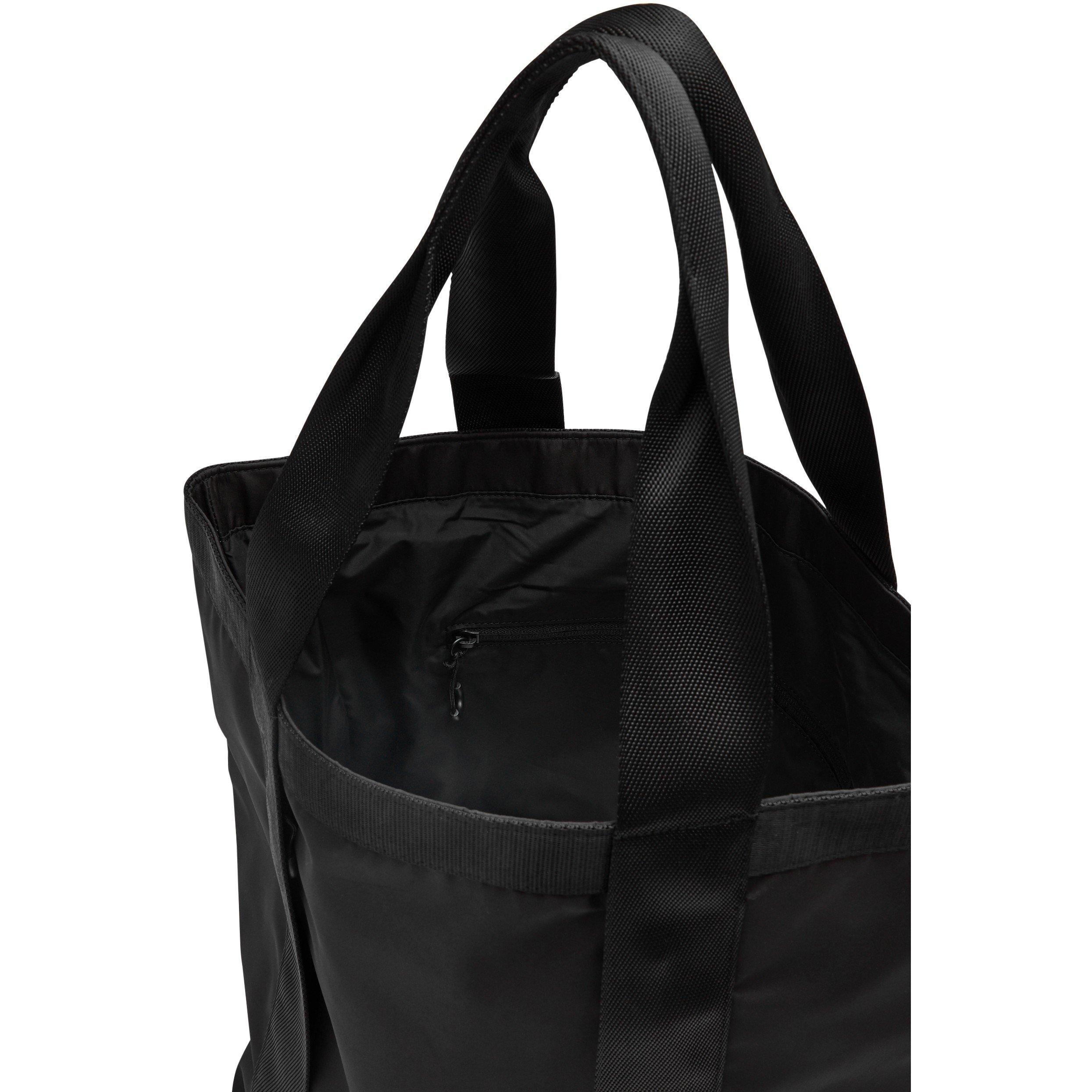 BLACK - Ganni - A RECYCLED TECH LARGE TOTE - 4