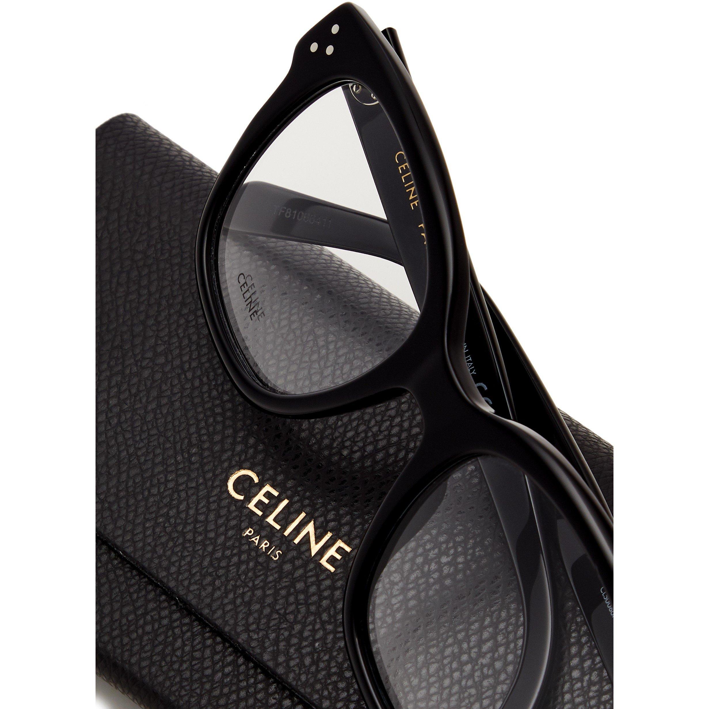 BLACK - Celine - CEL F SQUARE ACETATE - 4