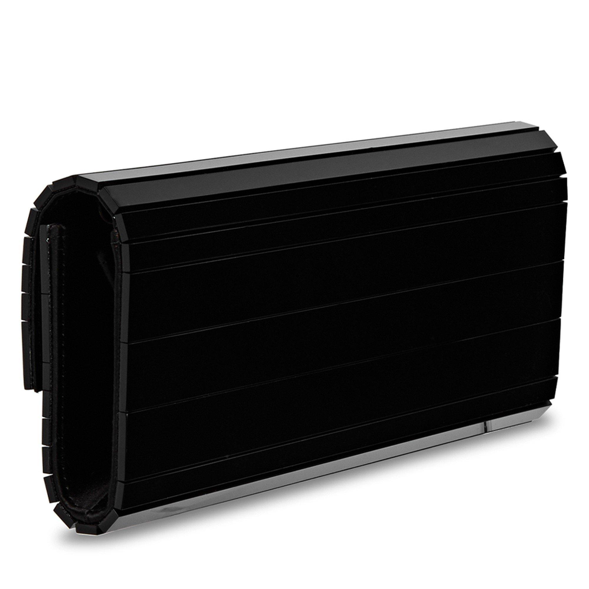 BLACK - Jimmy Choo - SWEETIE PLEXI CLUTCH - 2