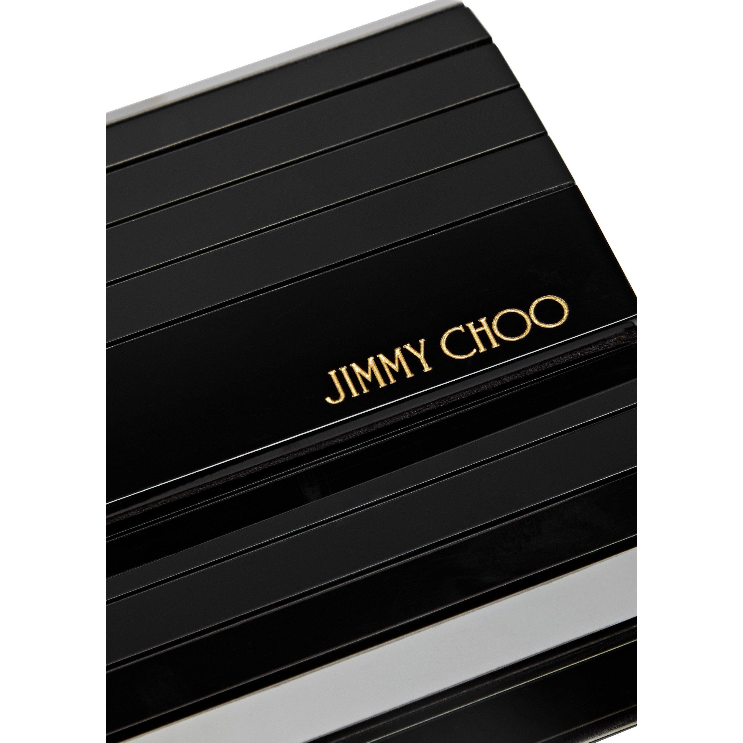 BLACK - Jimmy Choo - SWEETIE PLEXI CLUTCH - 4