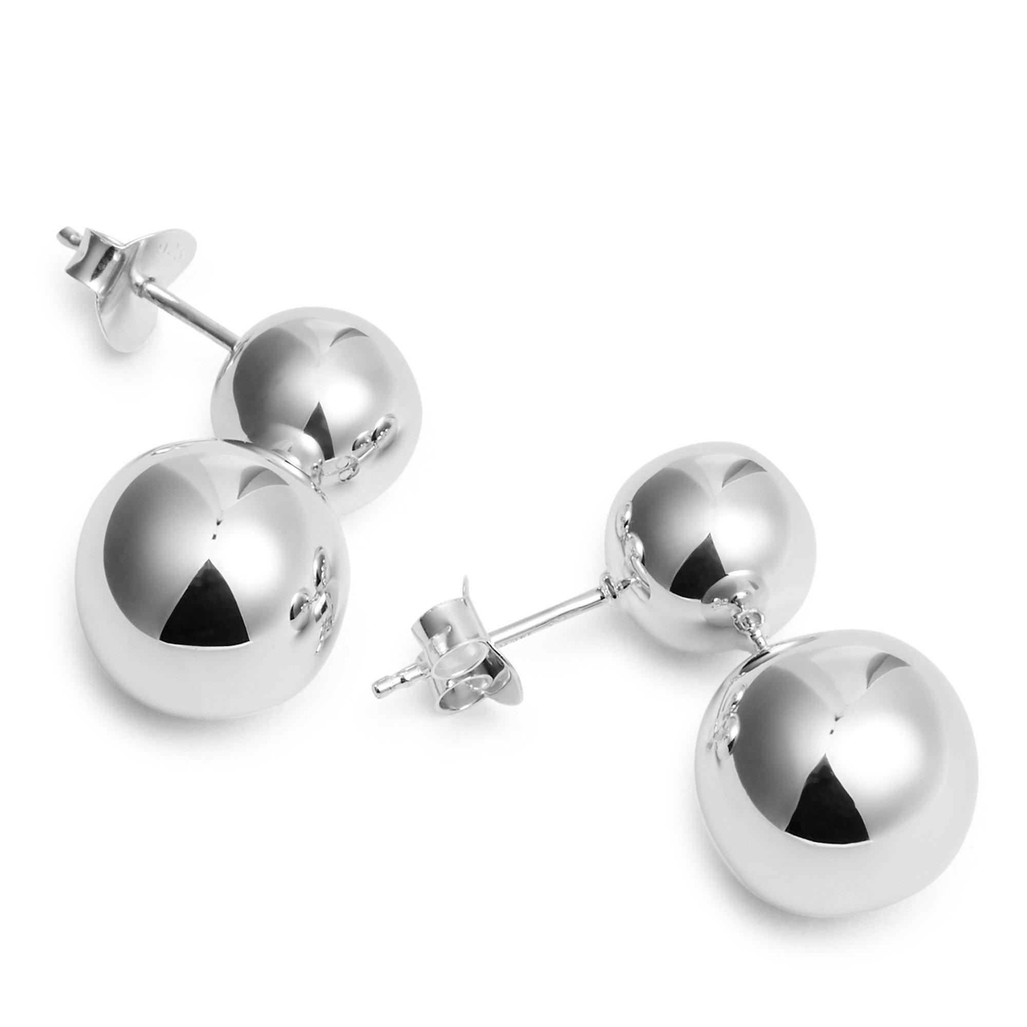 SILVER - Lie Studio - Women's Caroline Silver Drop Earrings - 2