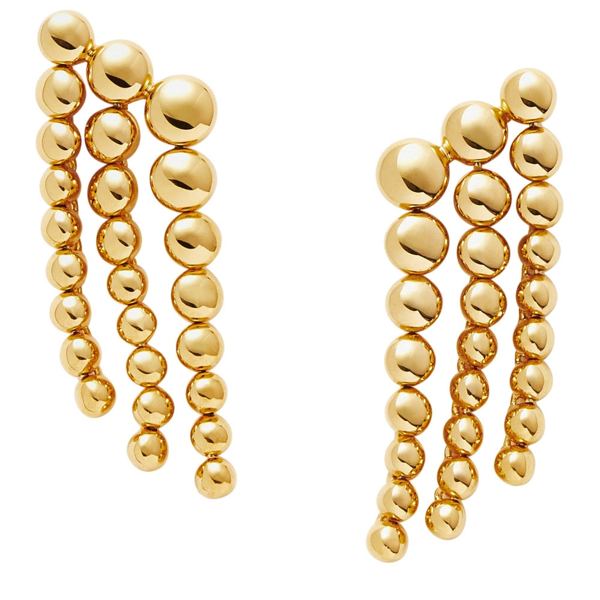 GOLD - Missoma - BEADED WATERFALL STUDS - 1