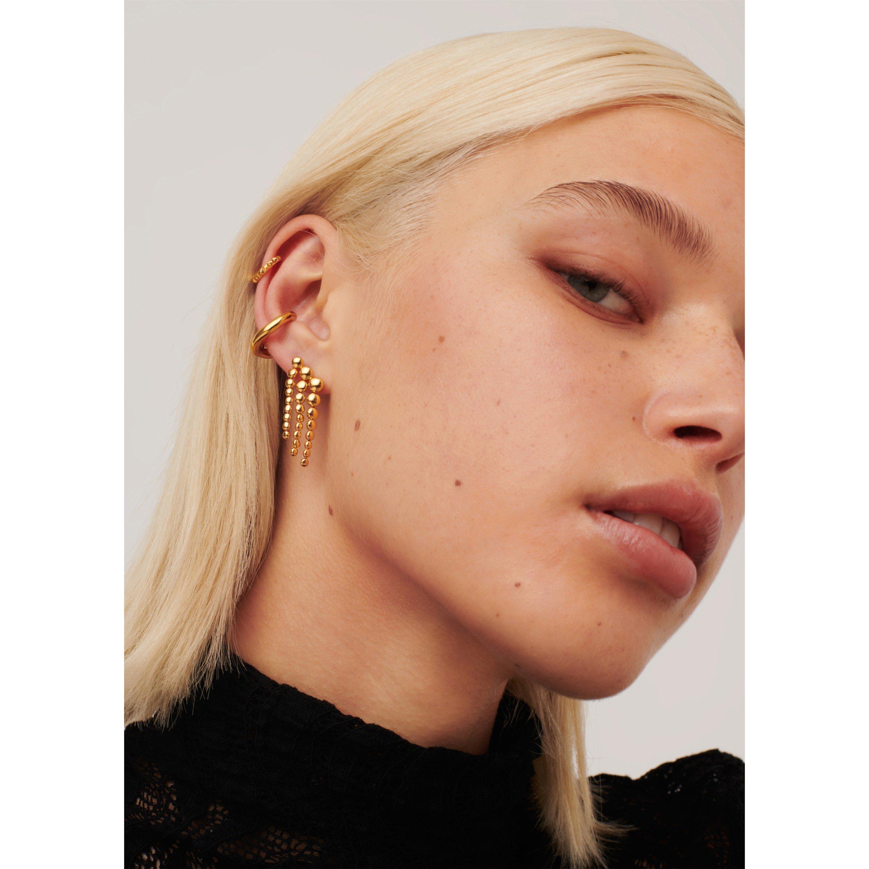 GOLD - Missoma - BEADED WATERFALL STUDS - 3