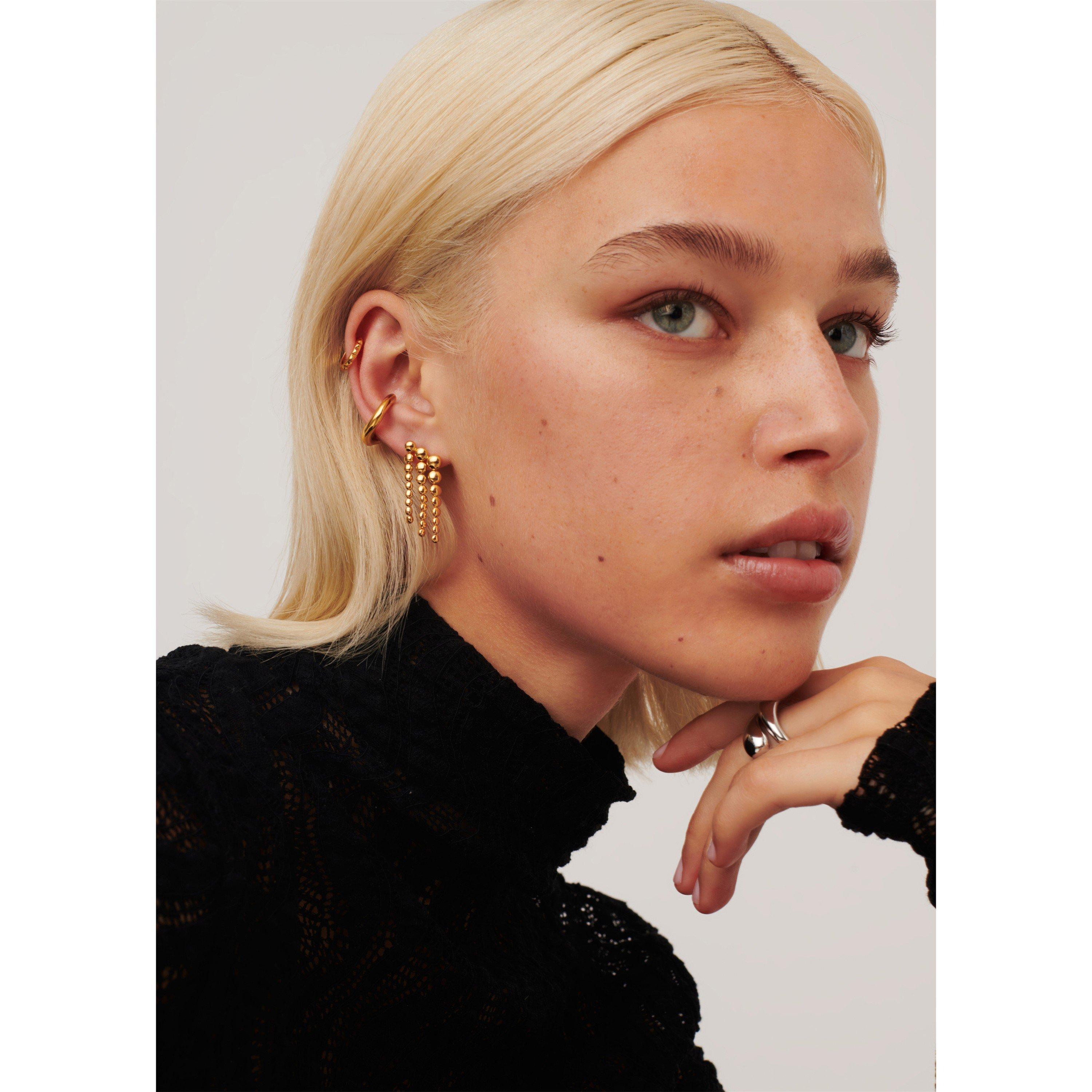 GOLD - Missoma - BEADED WATERFALL STUDS - 4