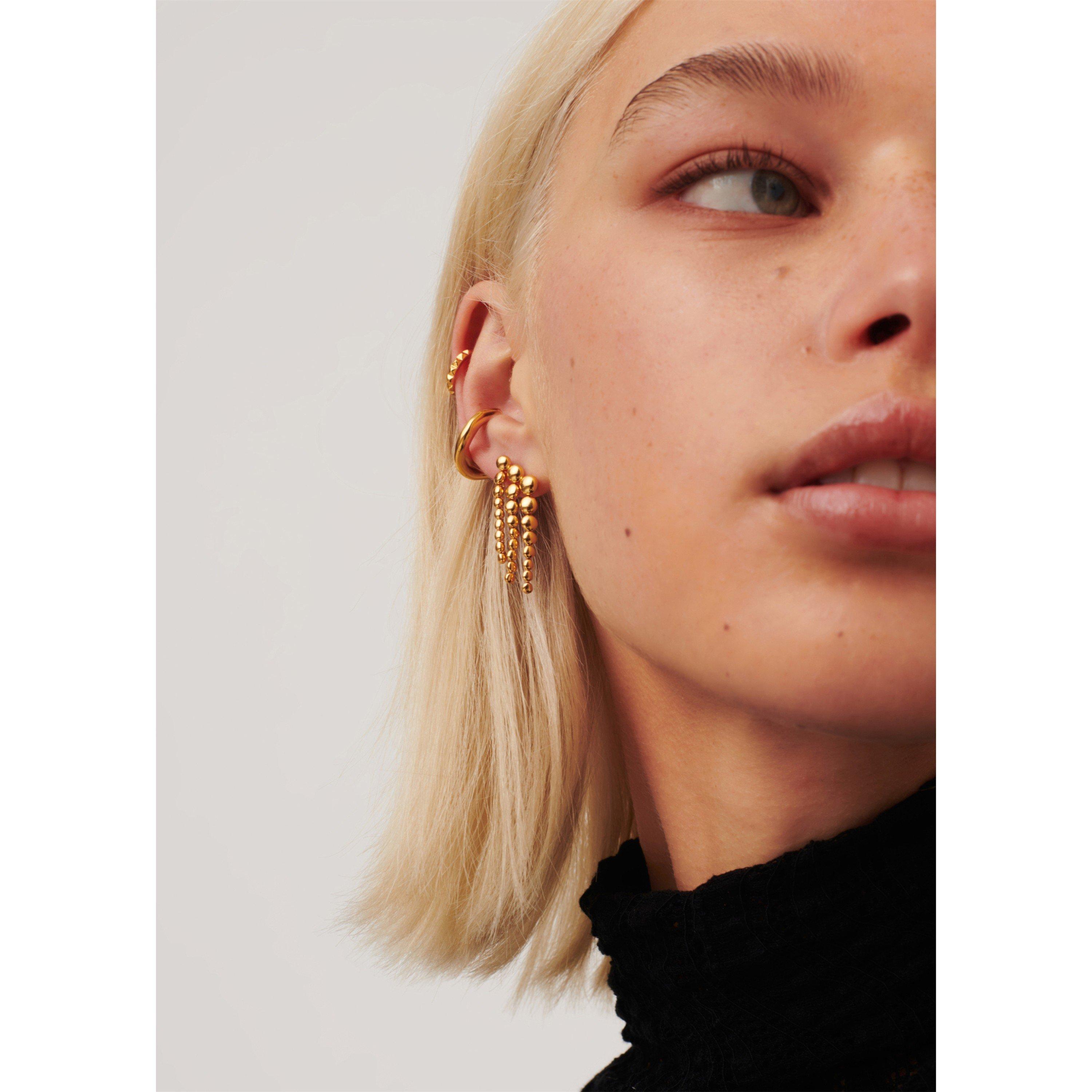 GOLD - Missoma - BEADED WATERFALL STUDS - 5