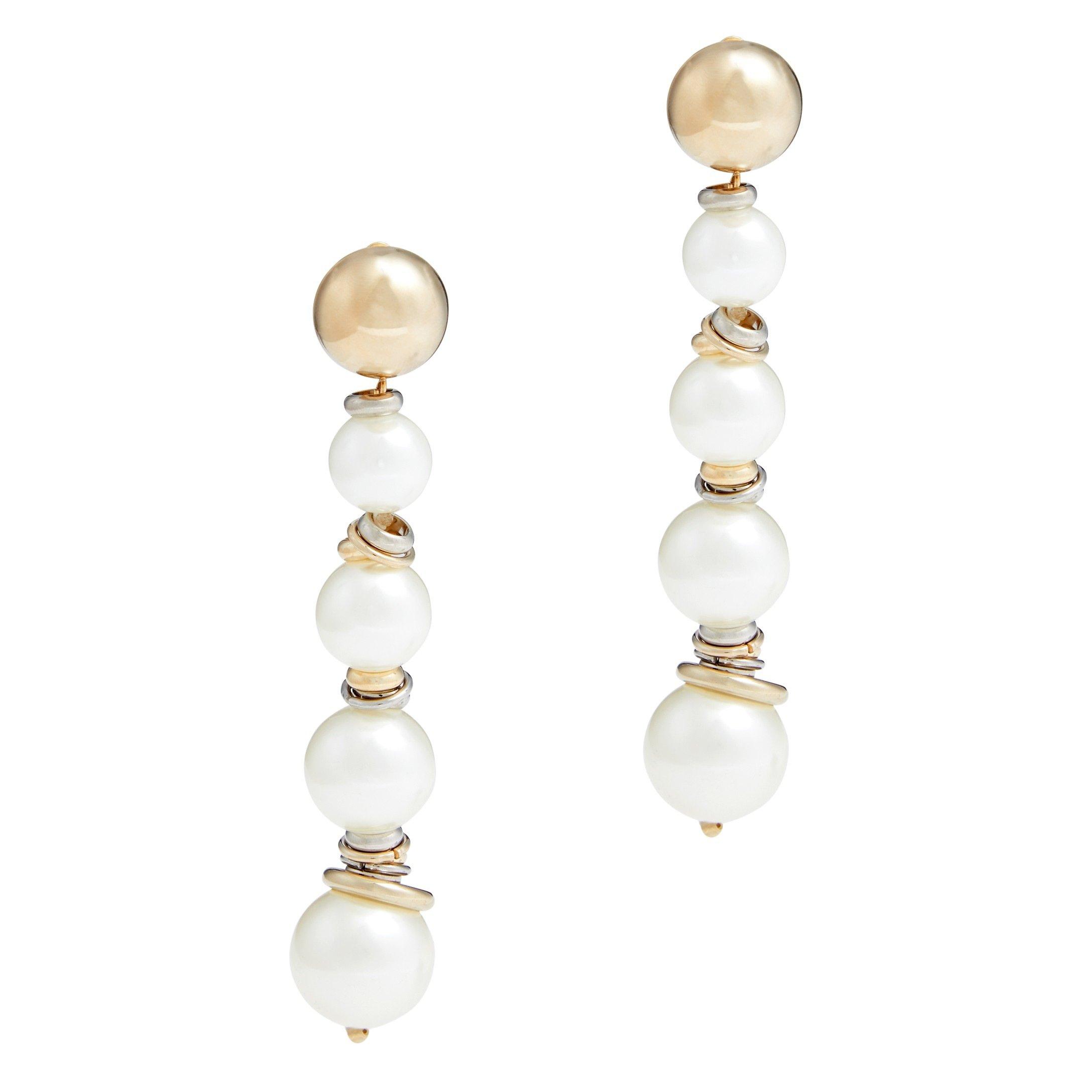 PEARL - Rosantica - MIRANDA PEARL DROP EARRINGS - 1