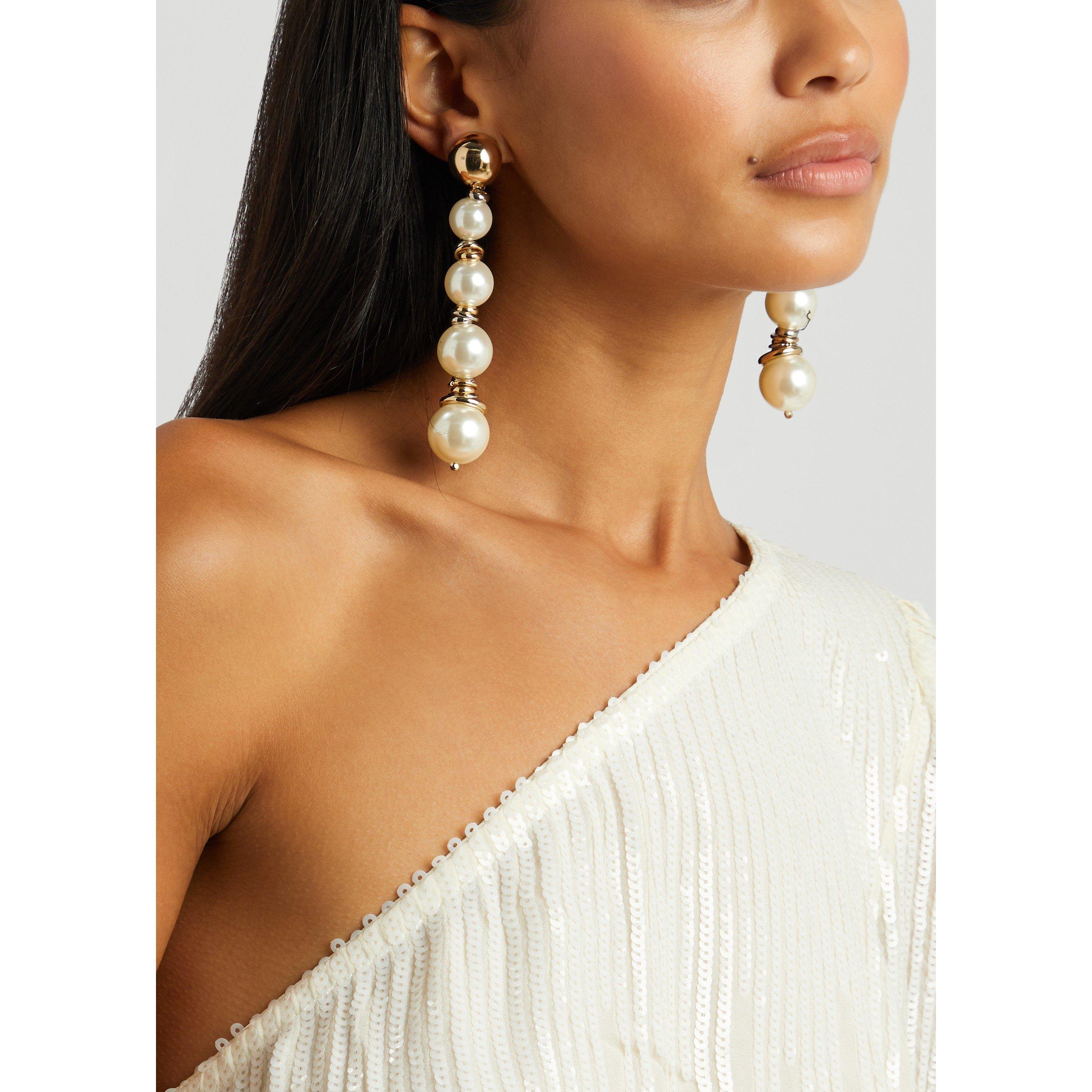 PEARL - Rosantica - MIRANDA PEARL DROP EARRINGS - 3