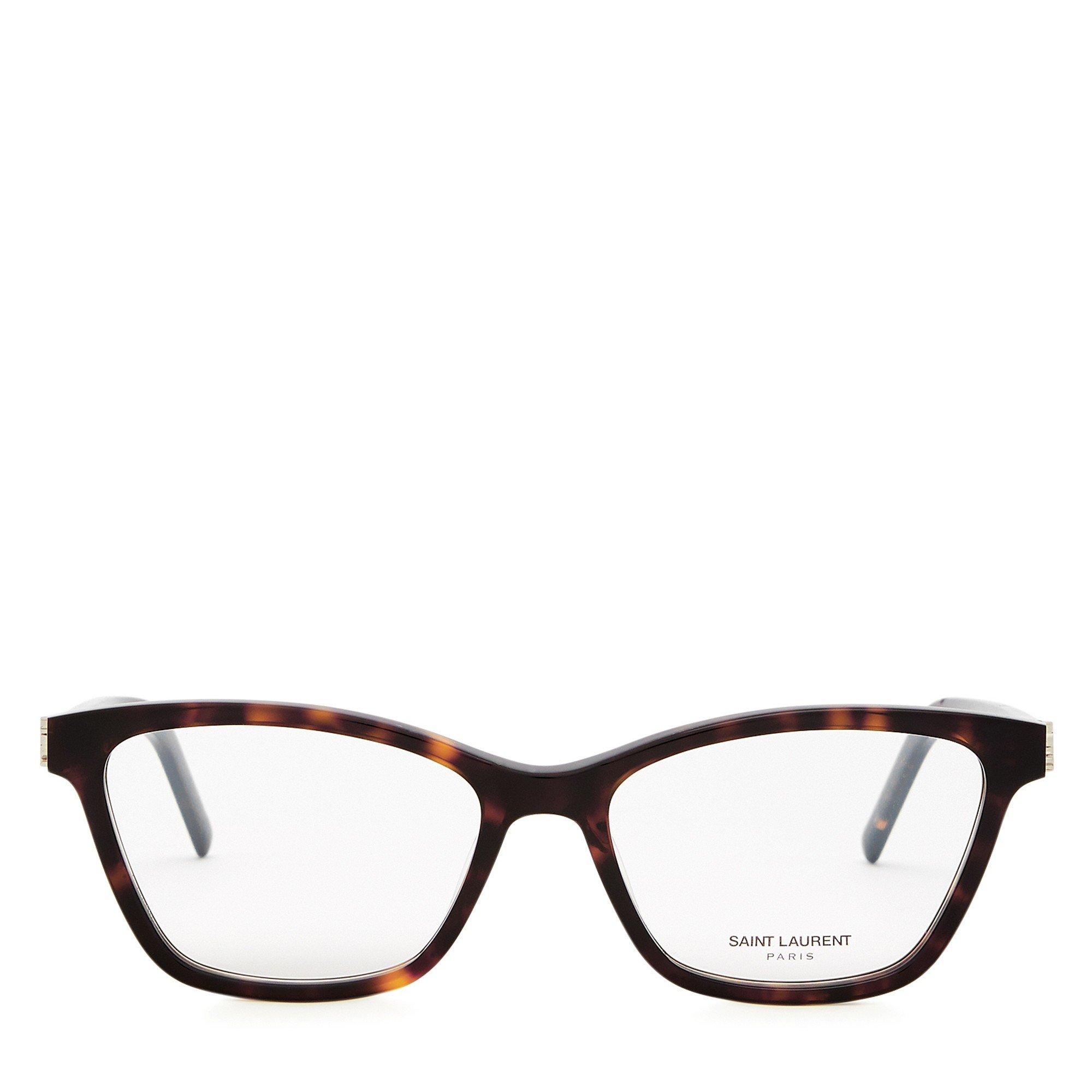 BROWN HAVANA - Saint Laurent - Women's SL U Acetate Reading Glasses - 2