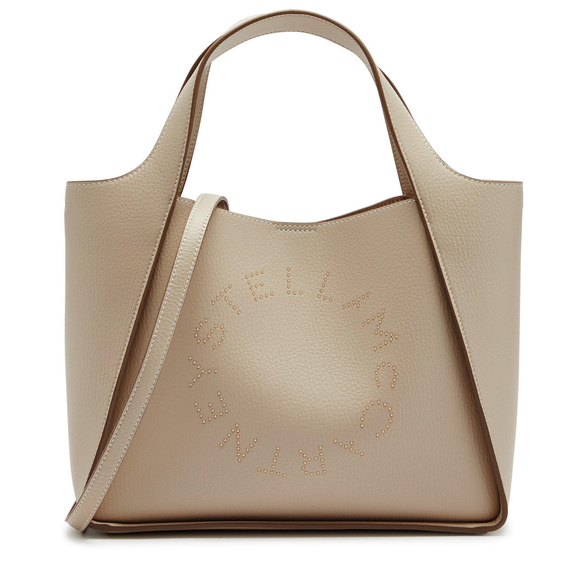 CREAM - Stella McCartney - Crossbody Bag Embossed Grainy - 1
