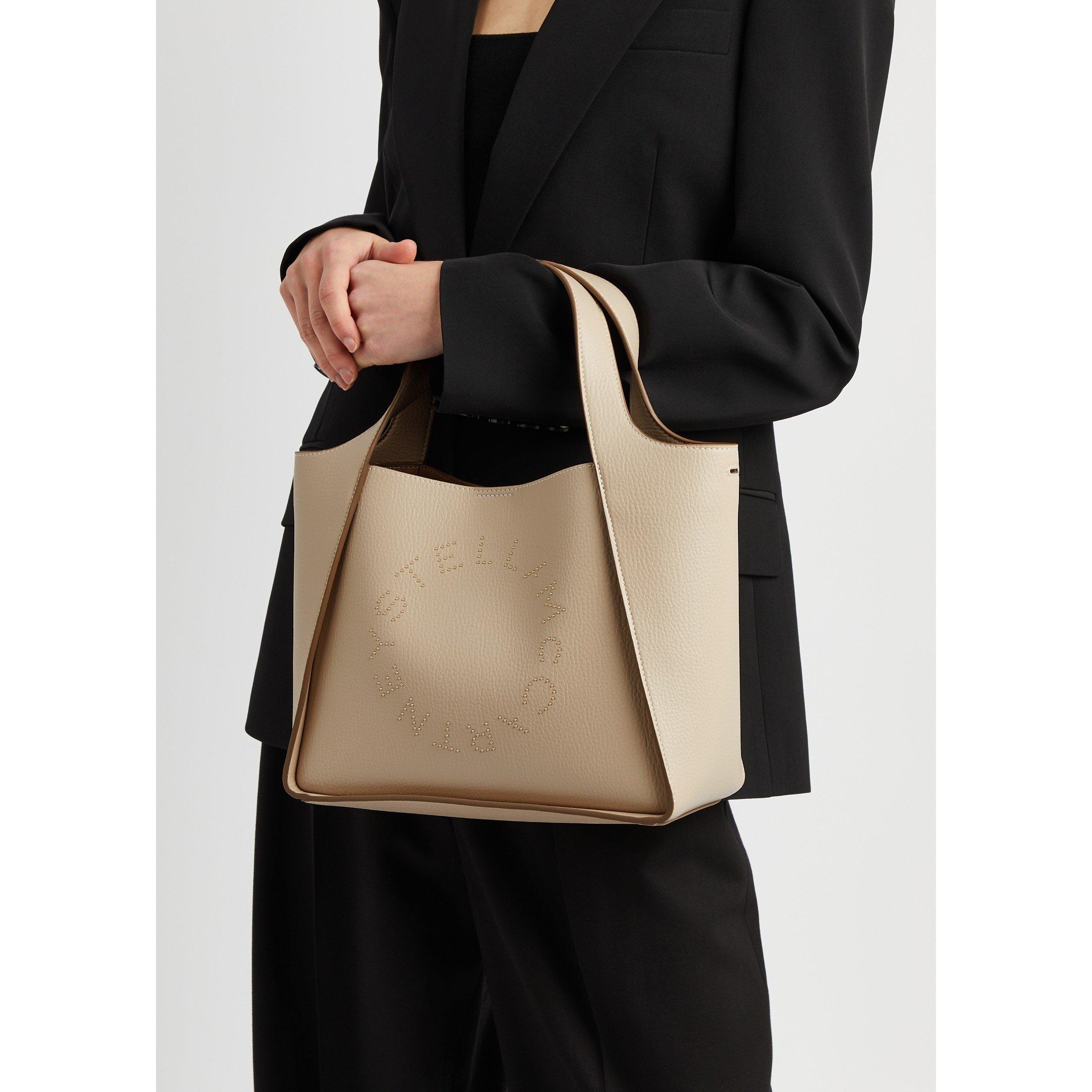 CREAM - Stella McCartney - Crossbody Bag Embossed Grainy - 3