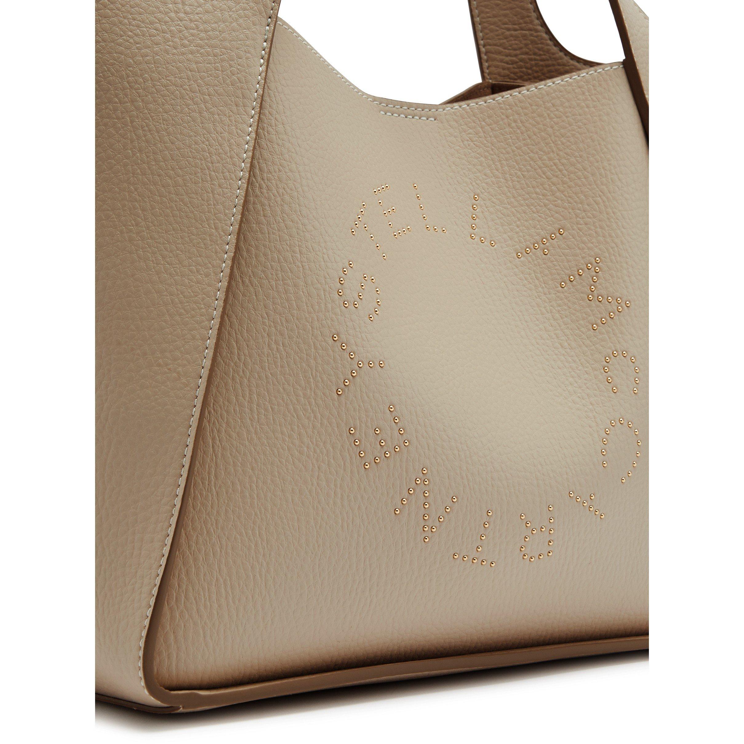CREAM - Stella McCartney - Crossbody Bag Embossed Grainy - 4