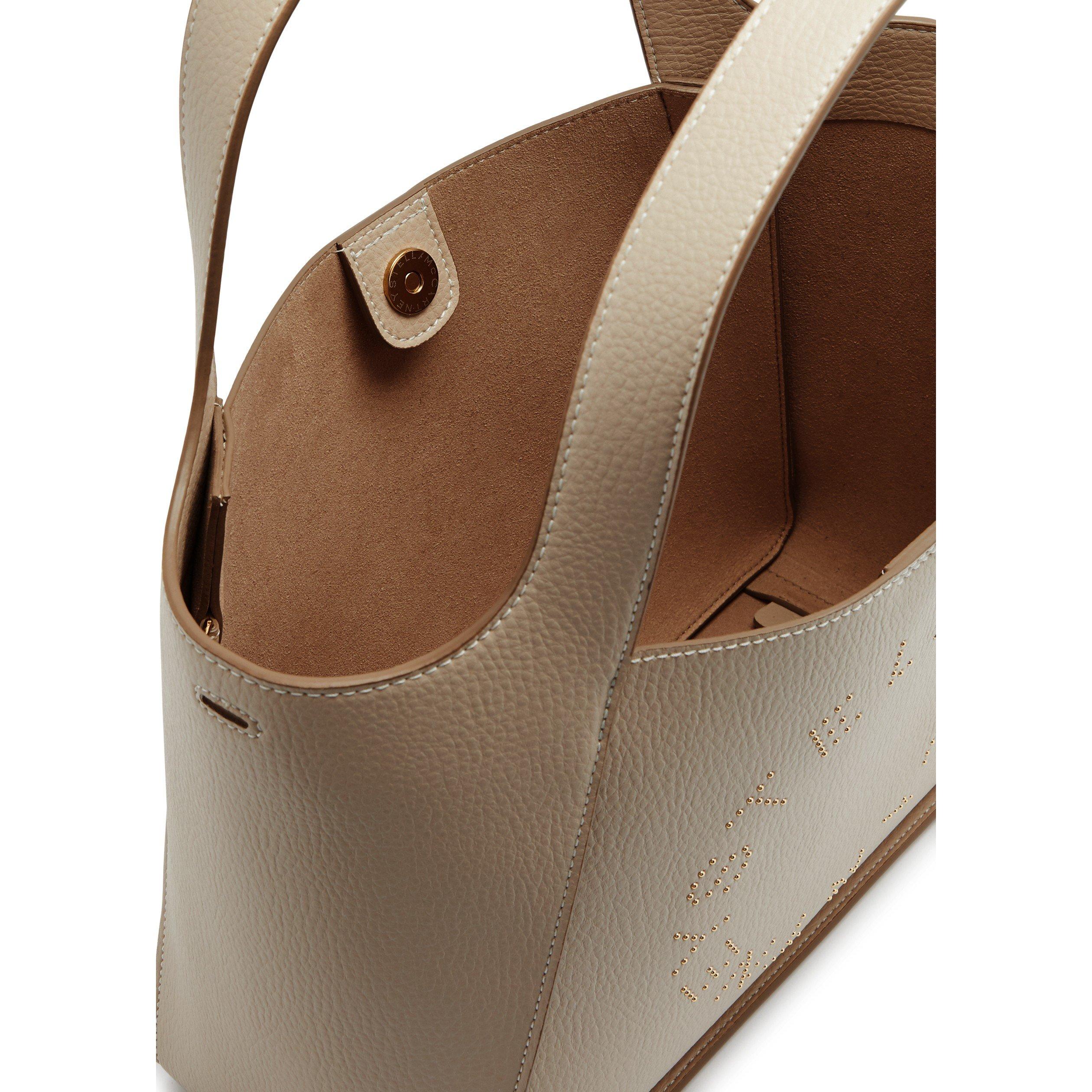 CREAM - Stella McCartney - Crossbody Bag Embossed Grainy - 5