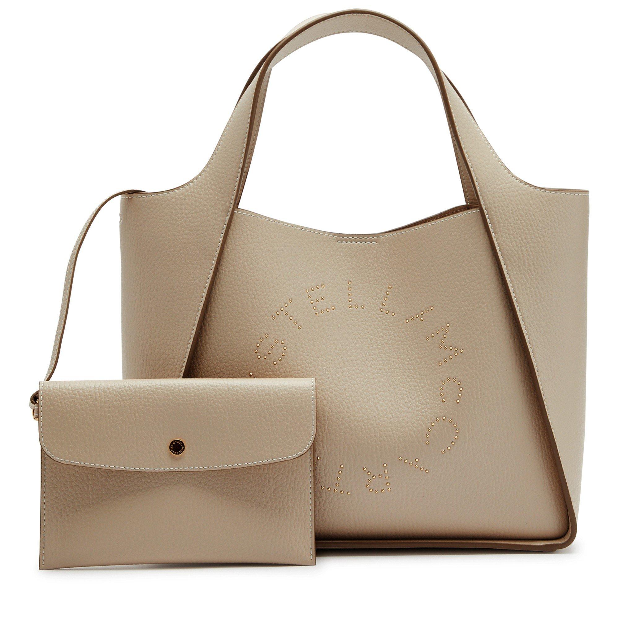 CREAM - Stella McCartney - Crossbody Bag Embossed Grainy - 6