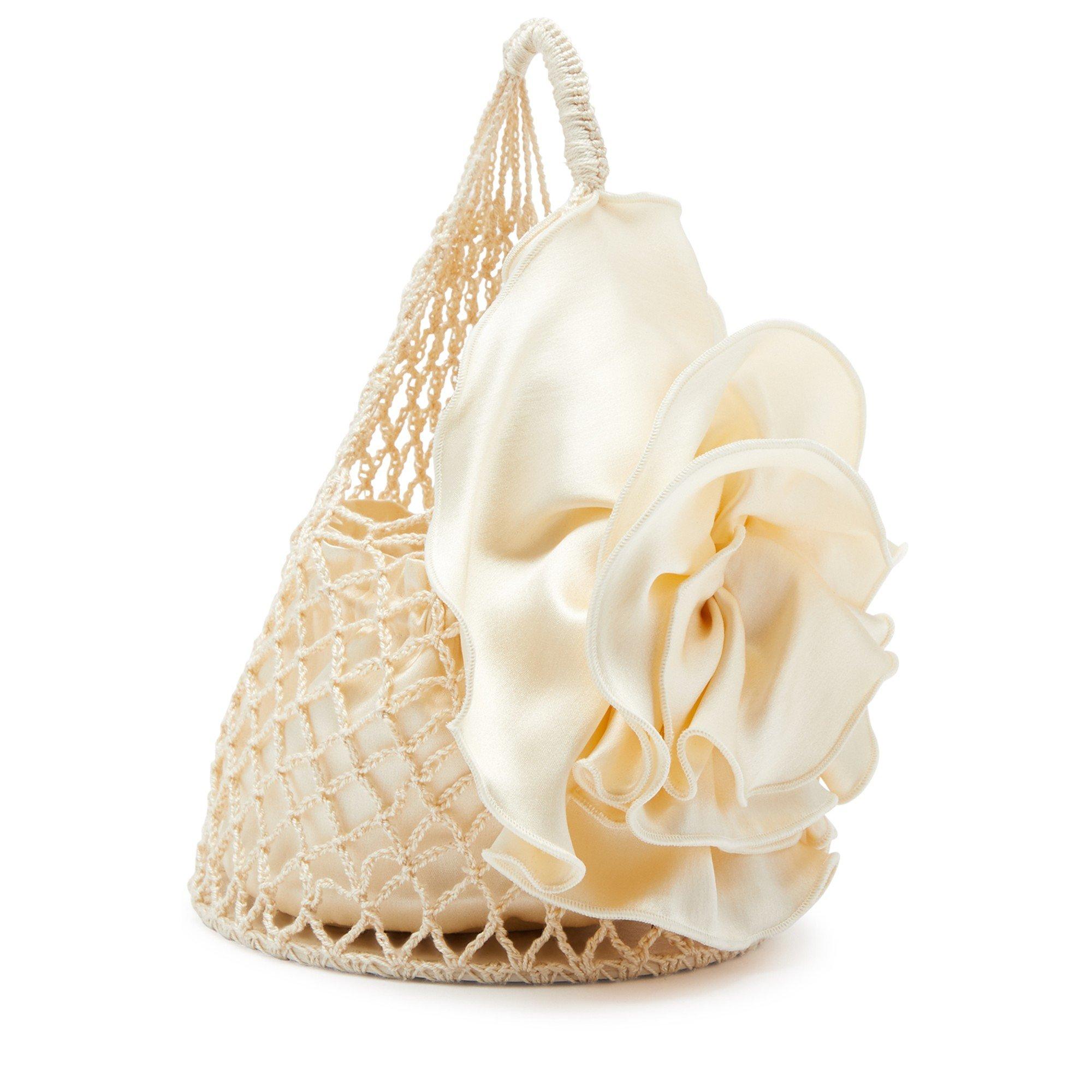 CREAM - Magda Butrym - SMALL DEVANA SILK FLOWER - 2