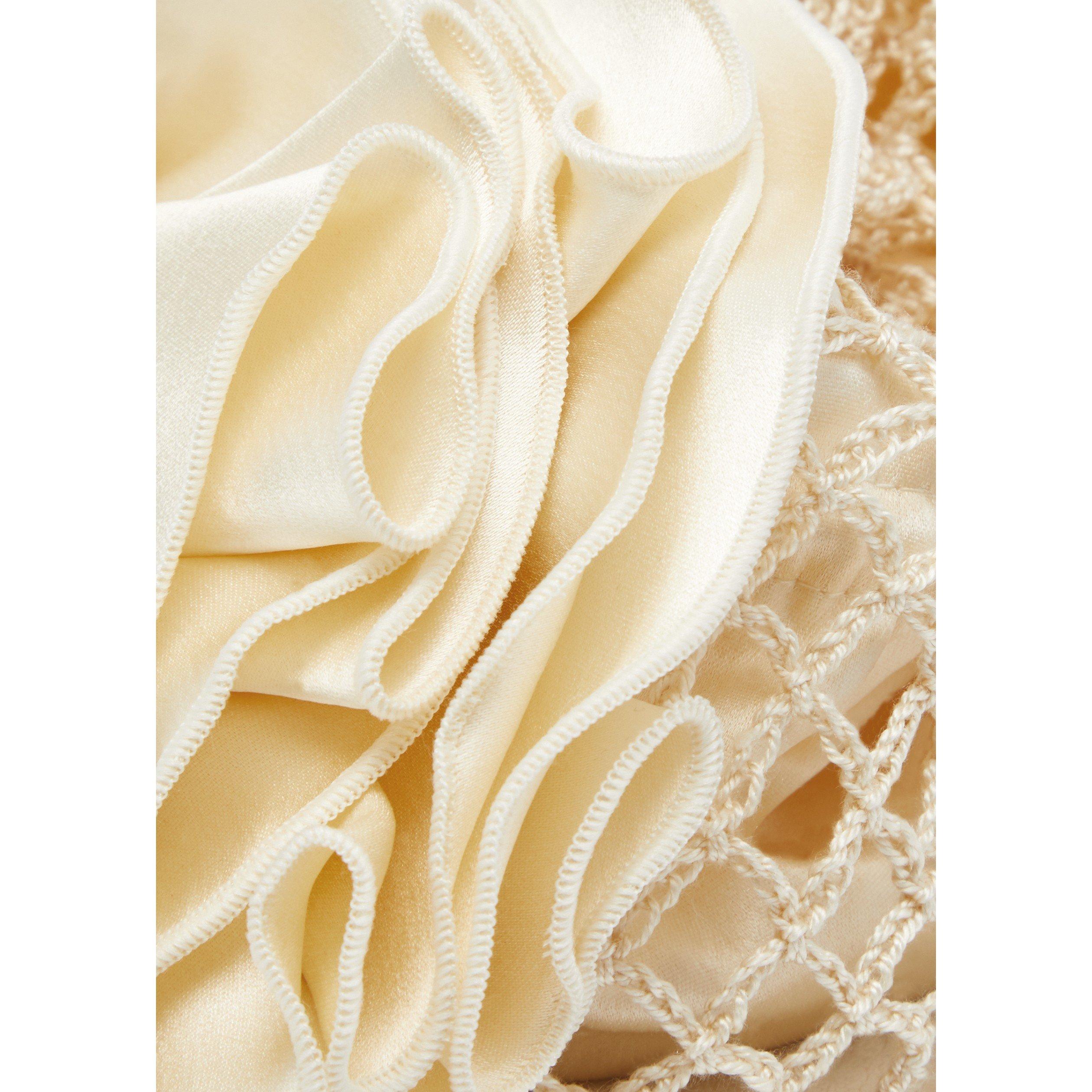 CREAM - Magda Butrym - SMALL DEVANA SILK FLOWER - 6