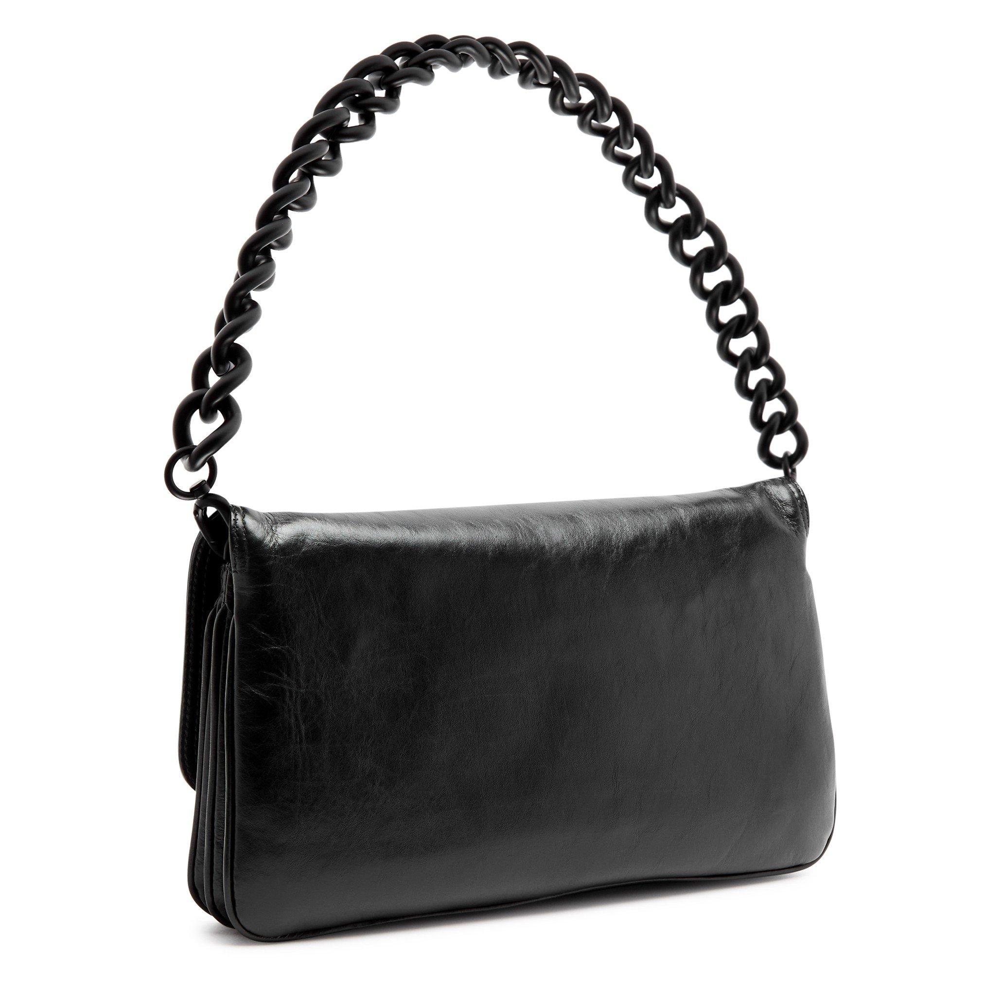 BLACK - Balenciaga - MONACO M FLAP BAG BLACK HDW - 2