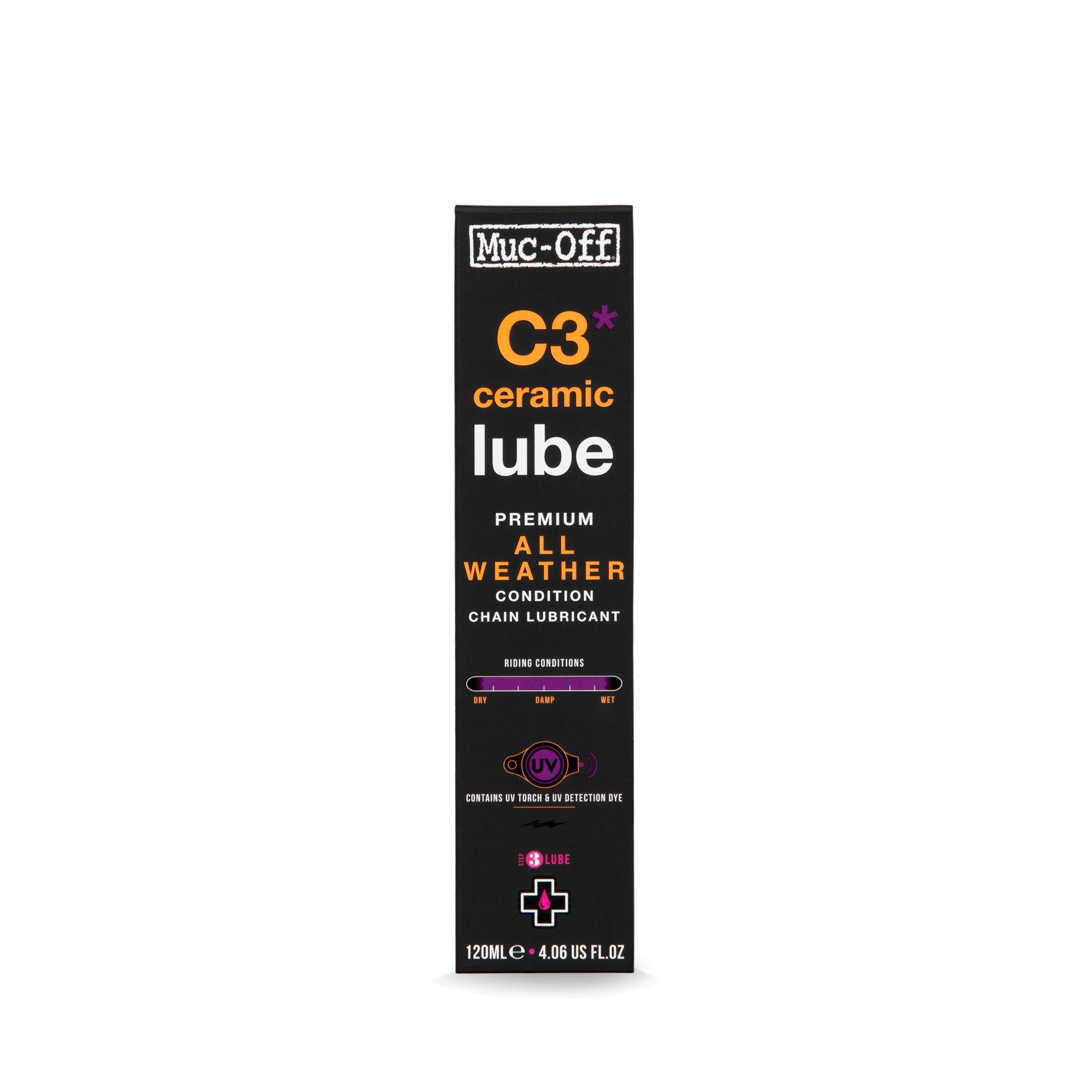 Muc-Off  C3 All Weather Ceramic Lube - Black 120Ml