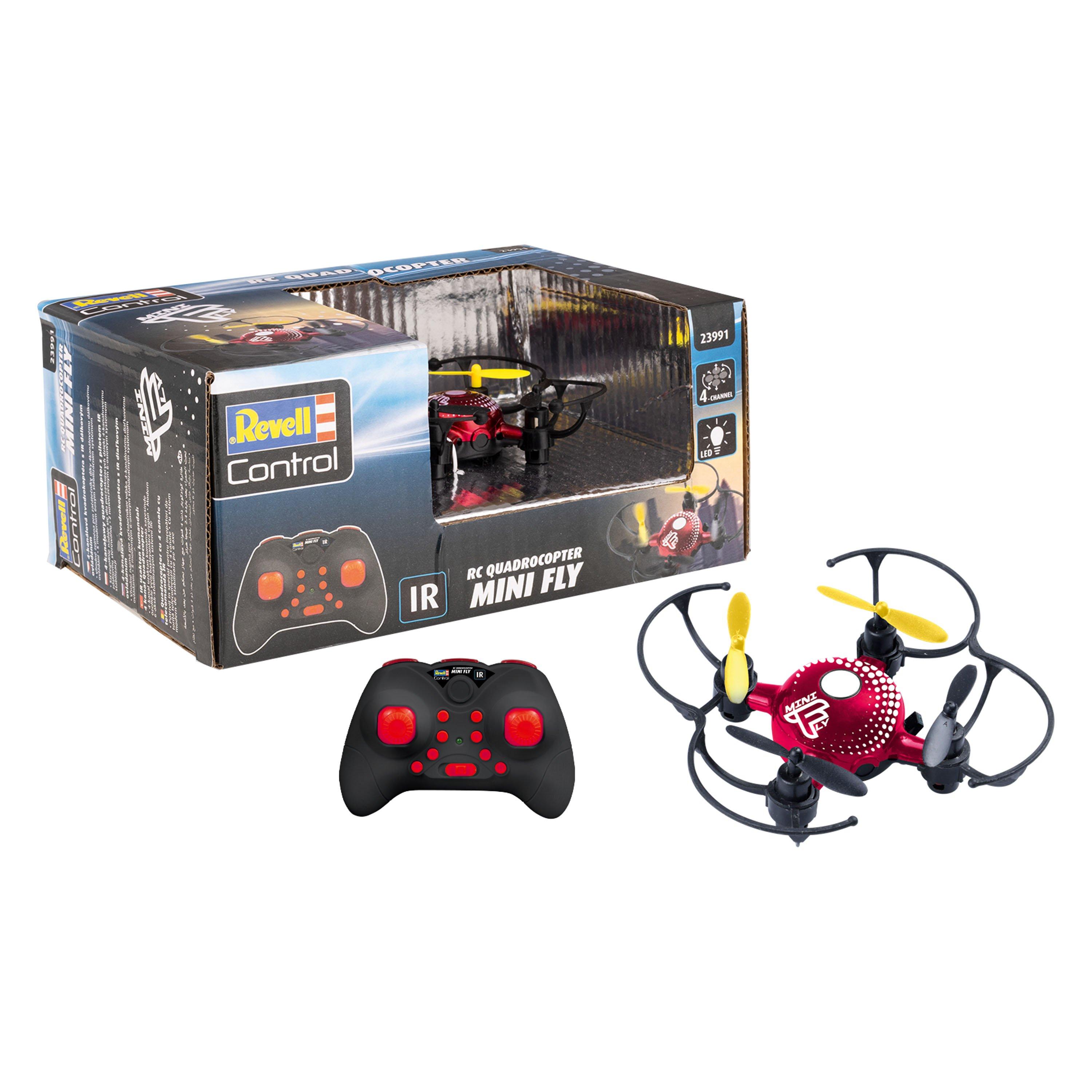 Red - Revell - Mini Fly 6-Axis Stabilization Remote Controlled Toy - 1