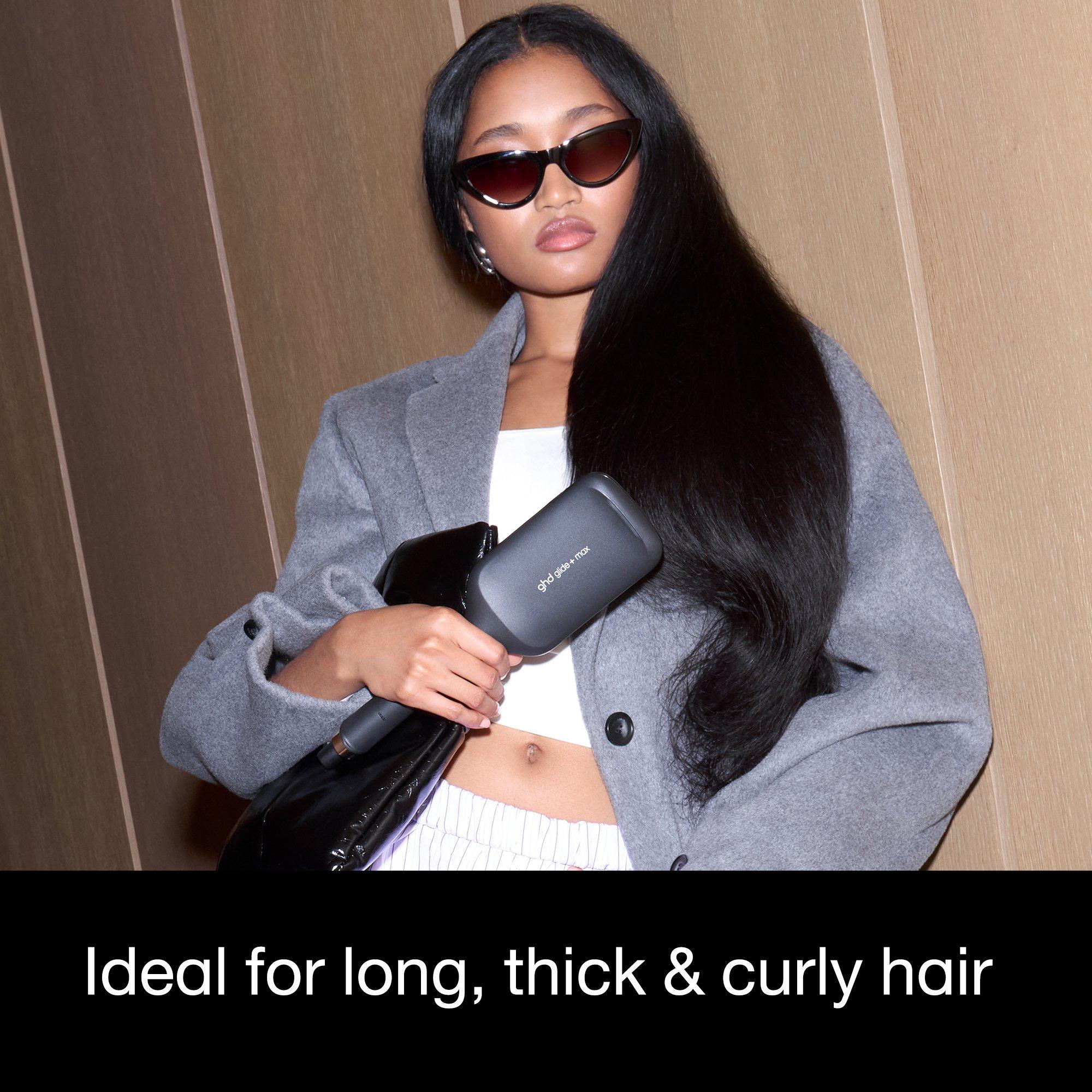 Black - GHD - ghd Glide+ Max Smoothing Hot Brush - In Black - 4