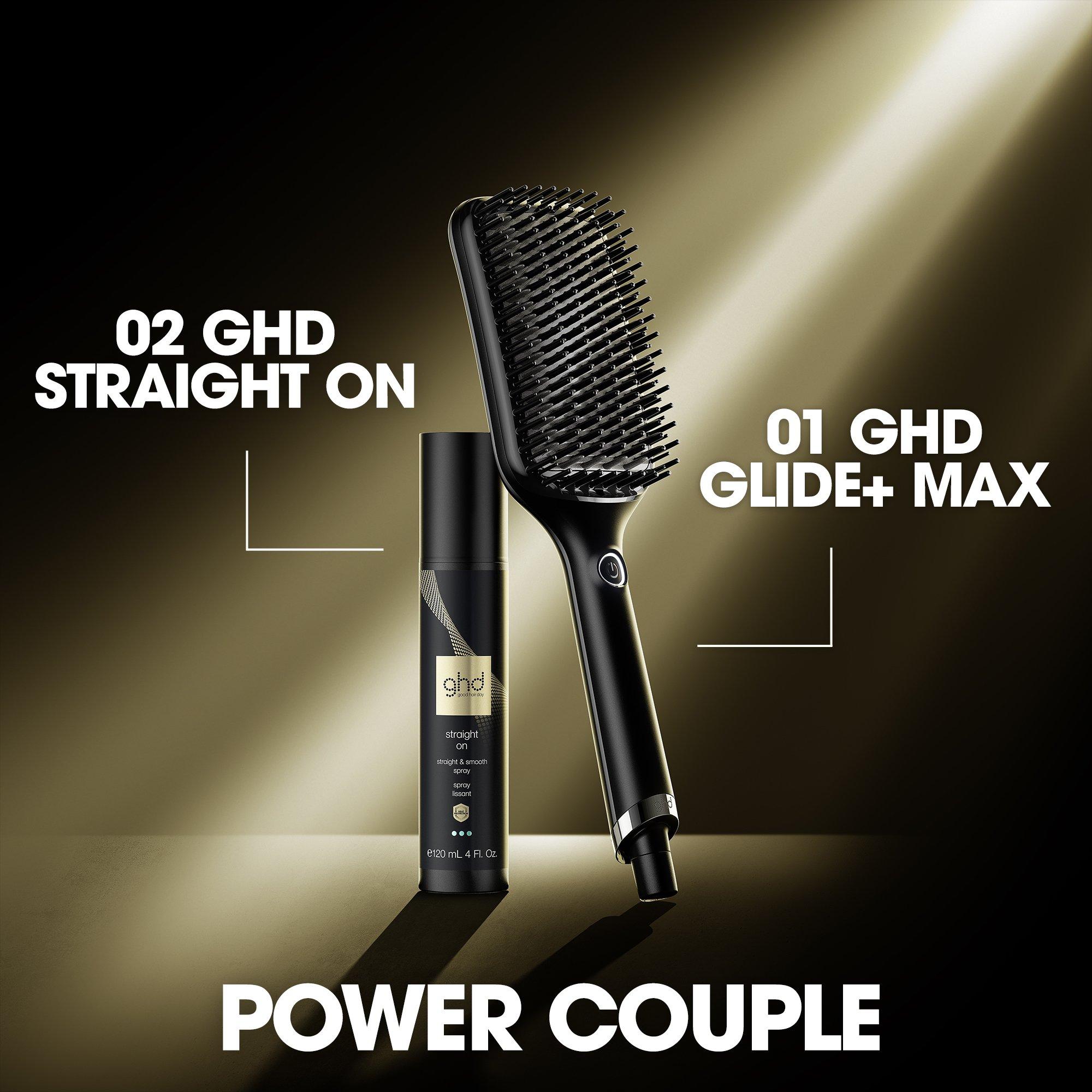 Black - GHD - ghd Glide+ Max Smoothing Hot Brush - In Black - 5